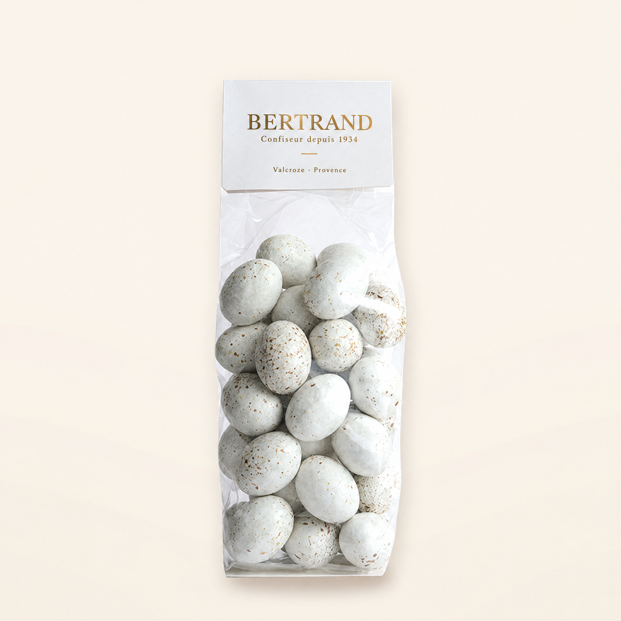 Sachet d'œufs de mouette au praliné Bertrand