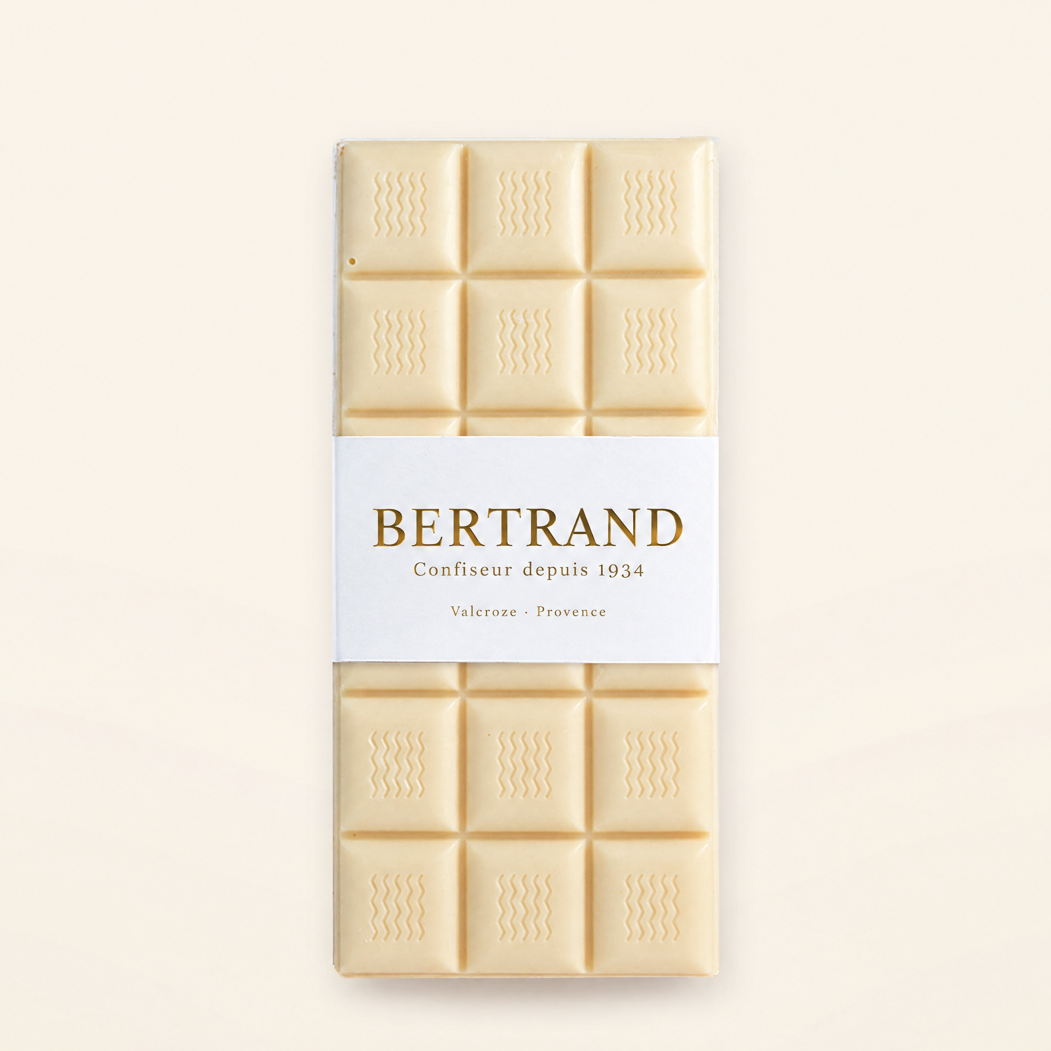 Tablette de chocolat blanc Bertrand