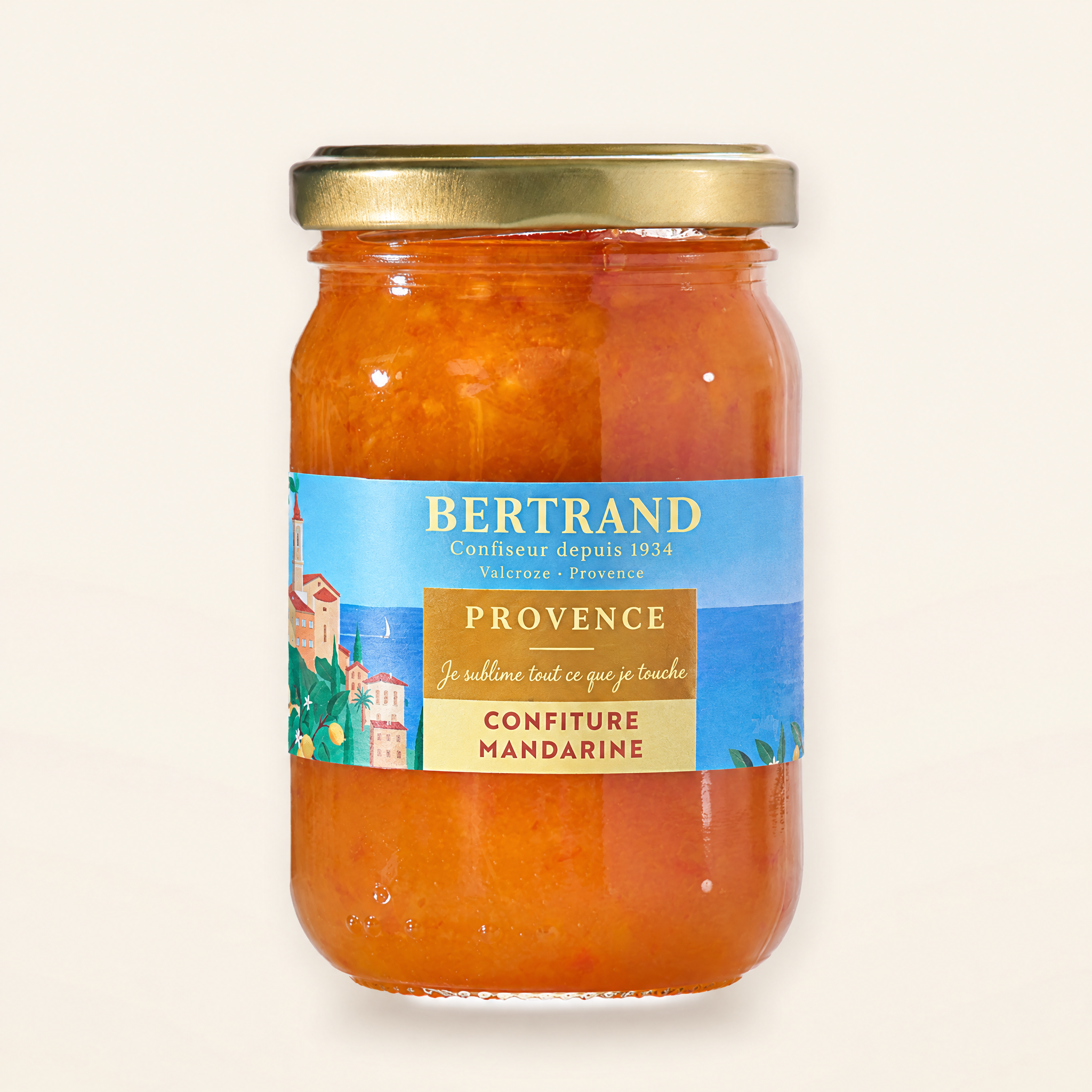 Pot de confiture de mandarine Édition limitée Provence Bertrand