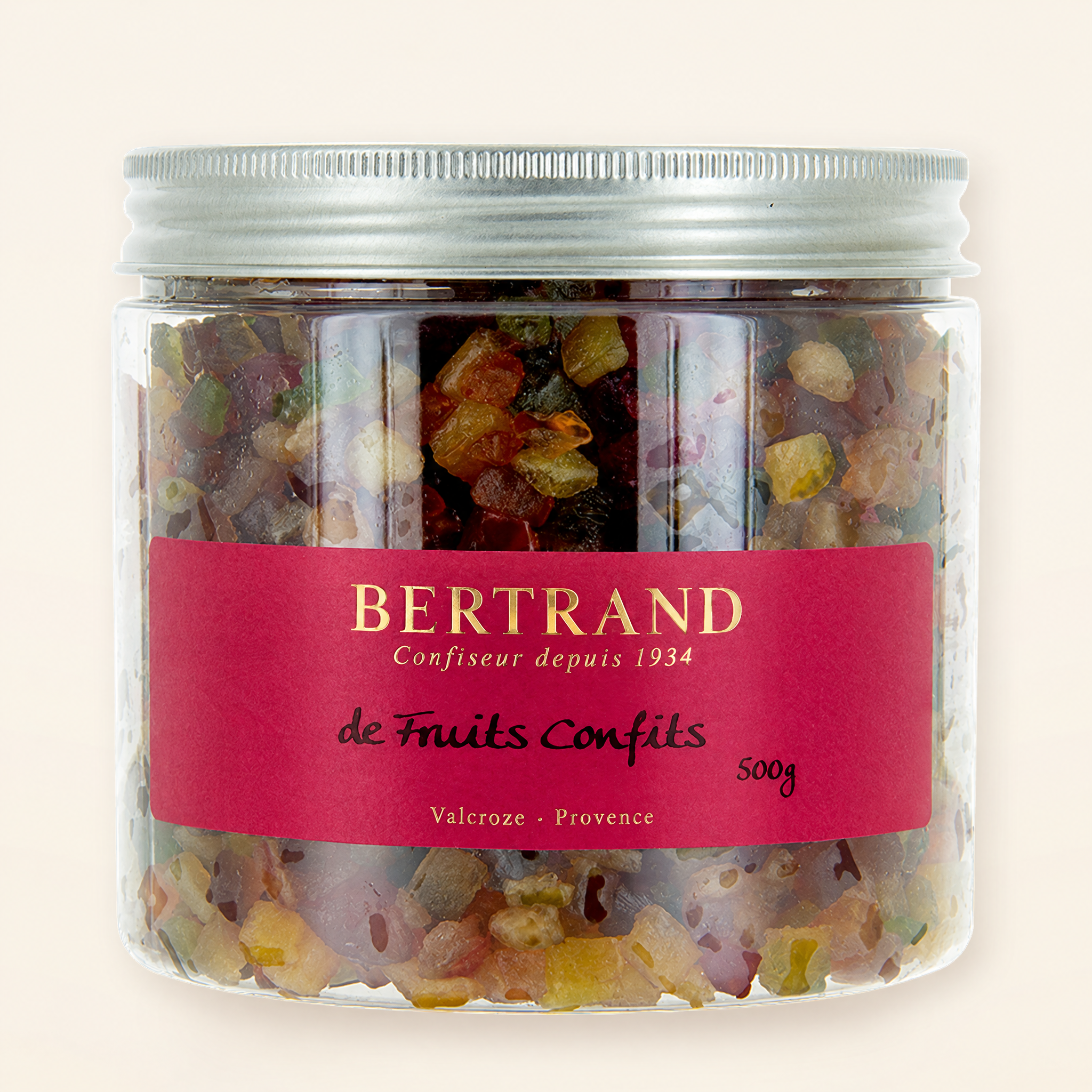 Pot de macédoine de fruits confits Bertrand