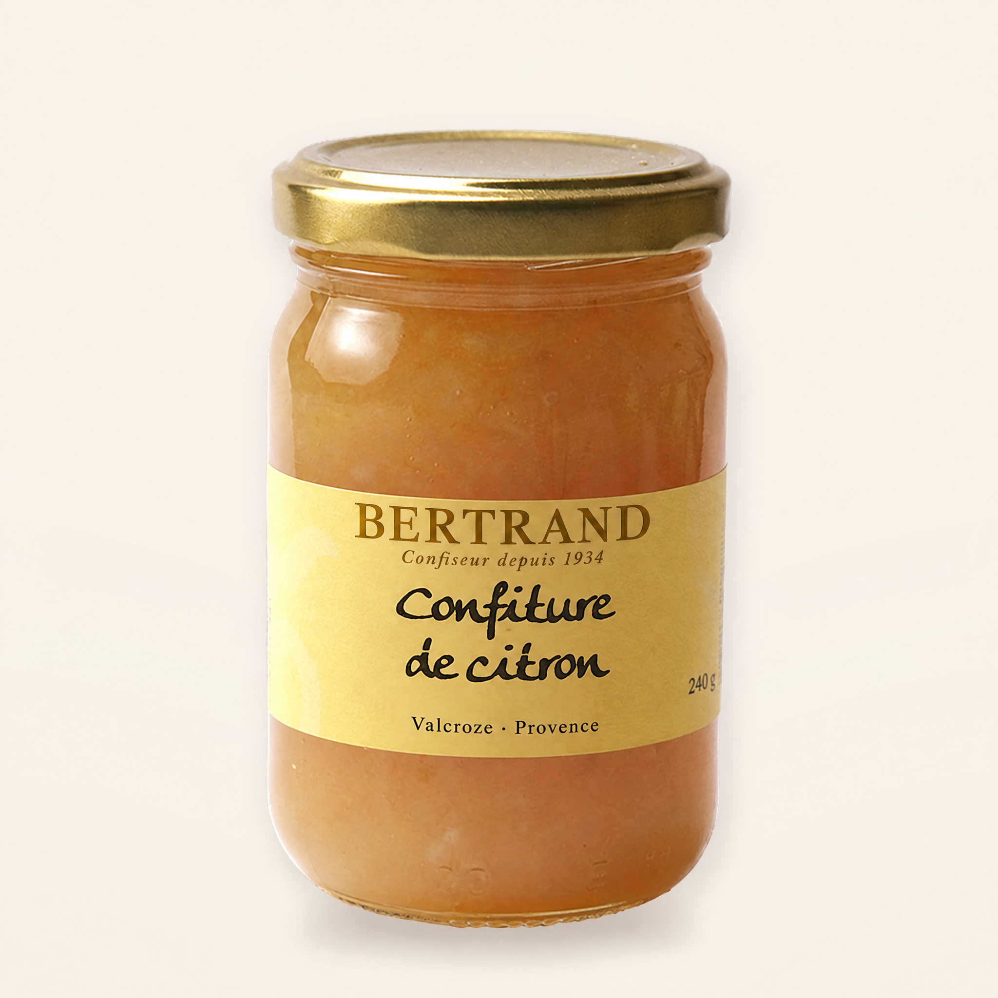 Pot de confiture de citron Bertrand