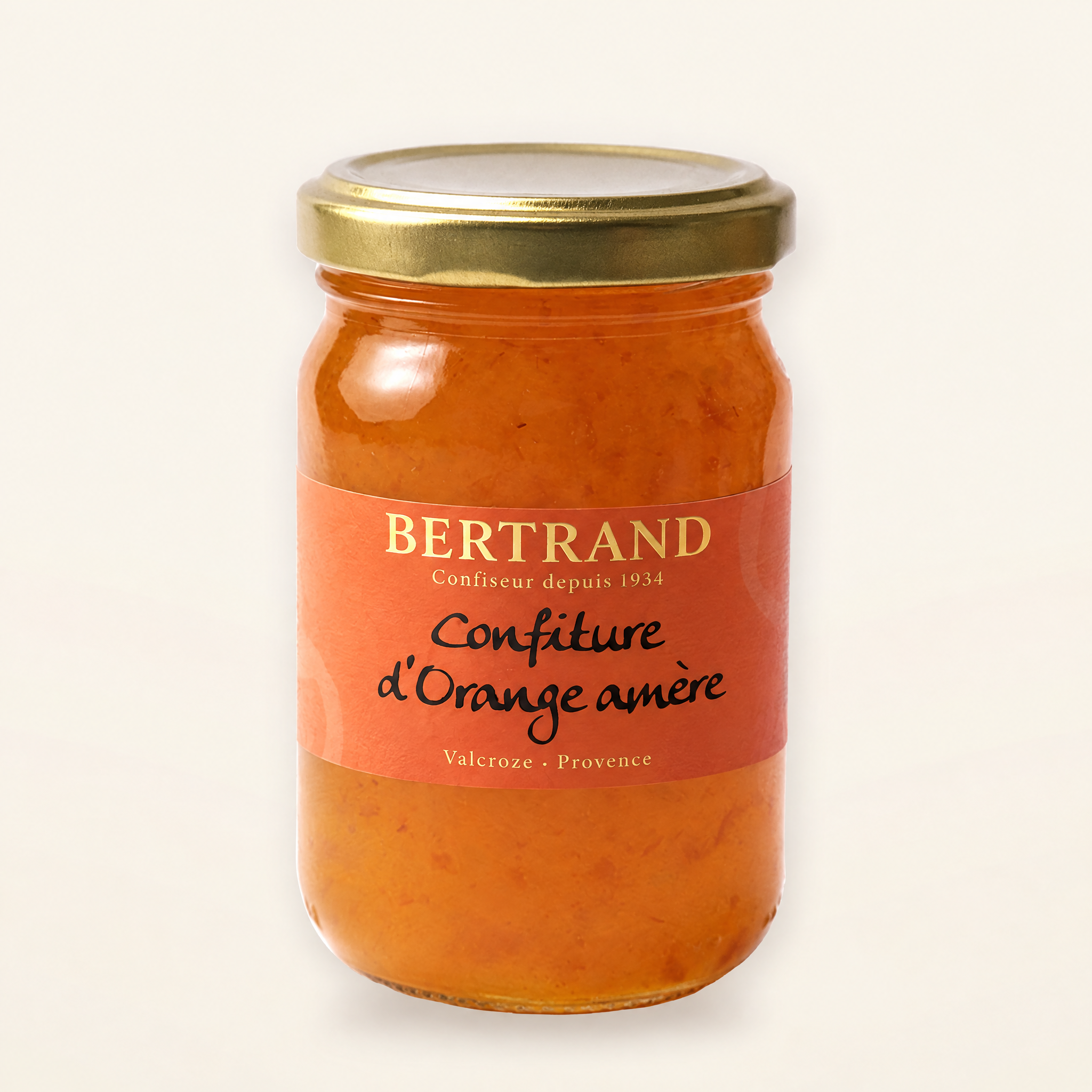 Pot de confiture dorange amère Bertrand
