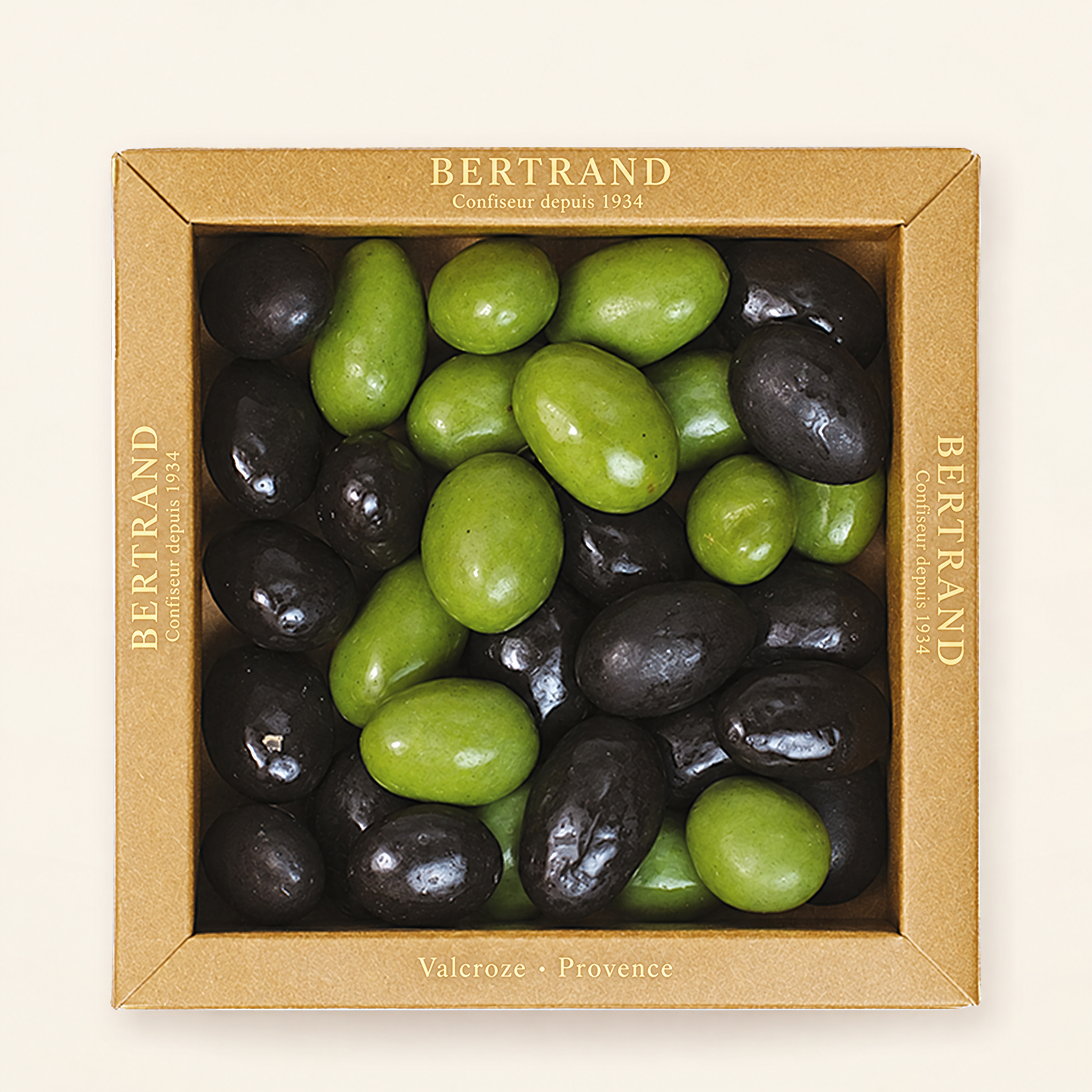 Coffret dolives en chocolat Bertrand
