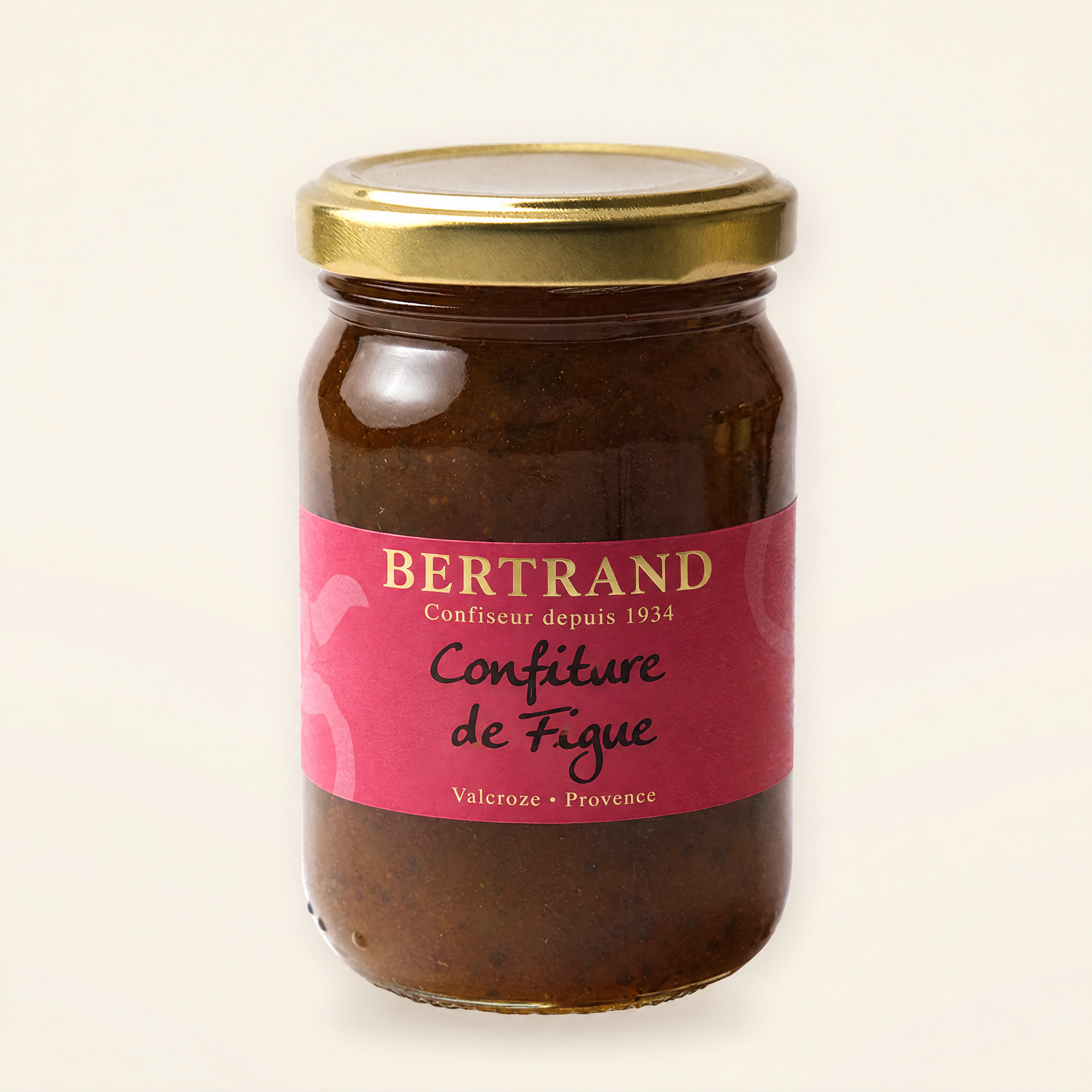 Pot de confiture de figue Bertrand