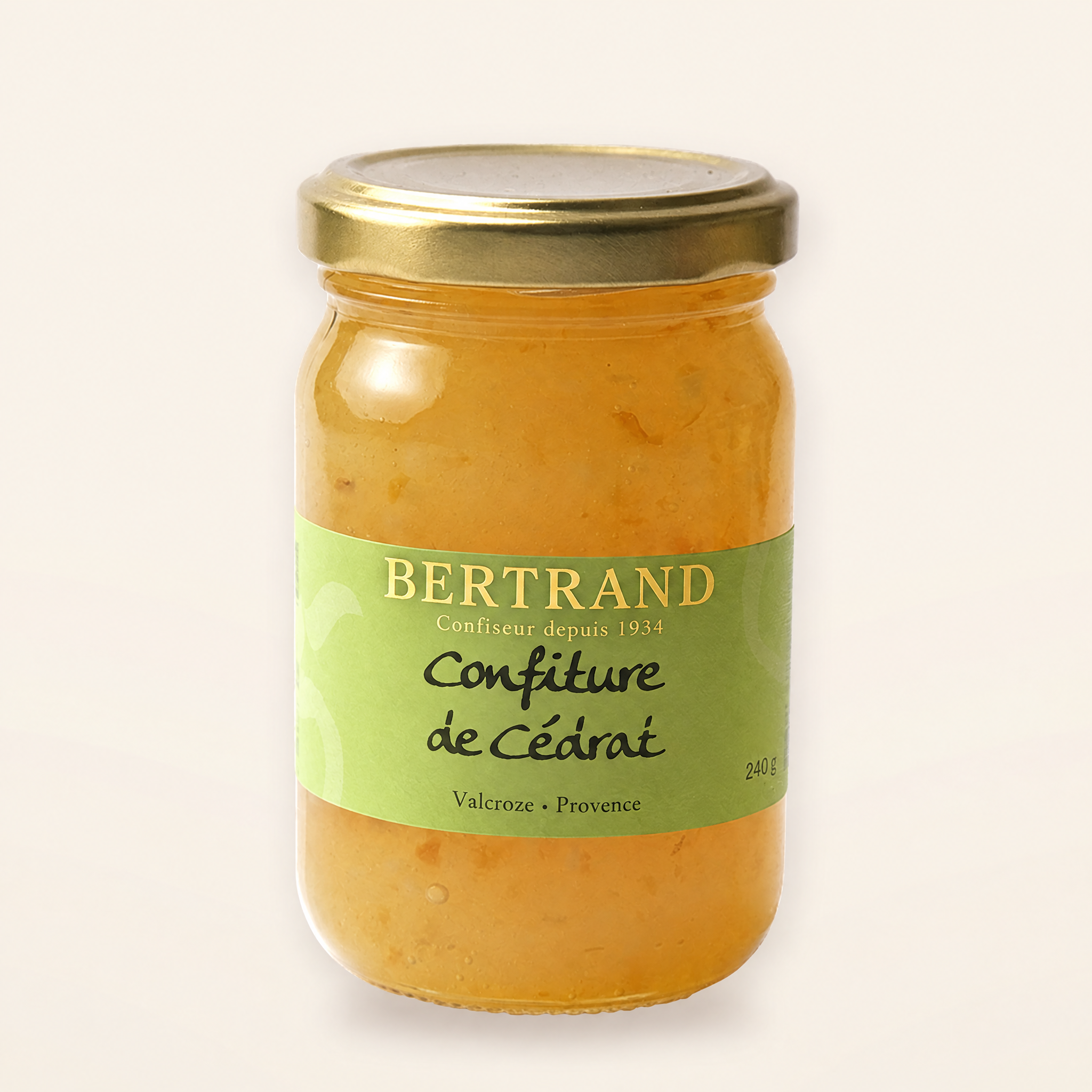 Pot de confiture de cédrat Bertrand