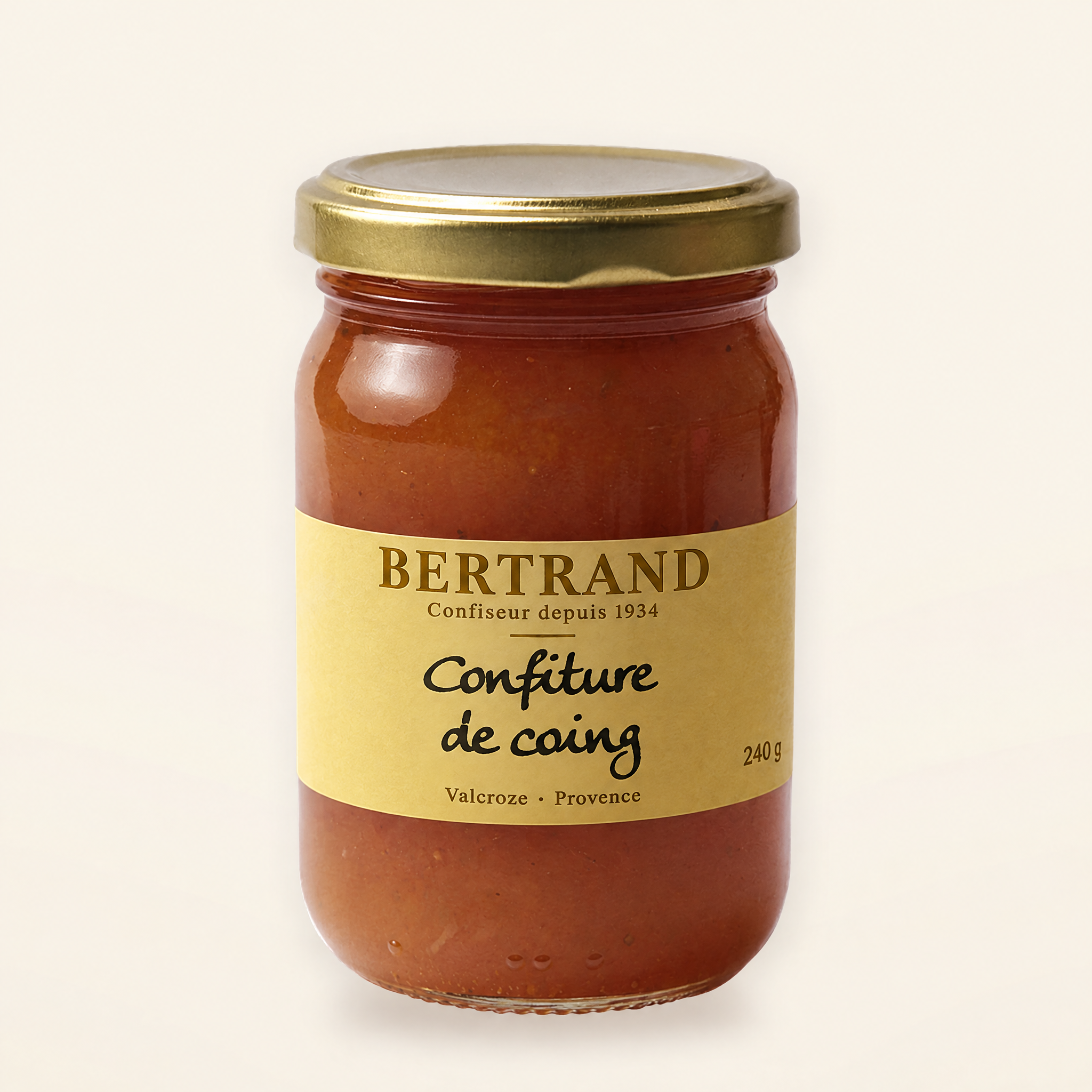 Pot de confiture de coing Bertrand