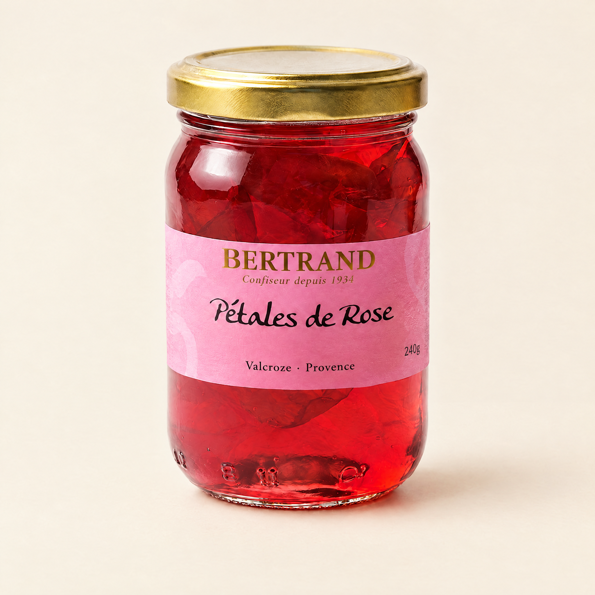 Pot de délice de pétales de rose Bertrand