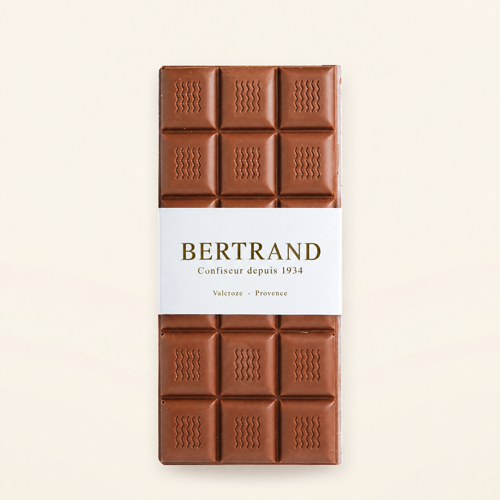 Tablette de chocolat au lait Bertrand
