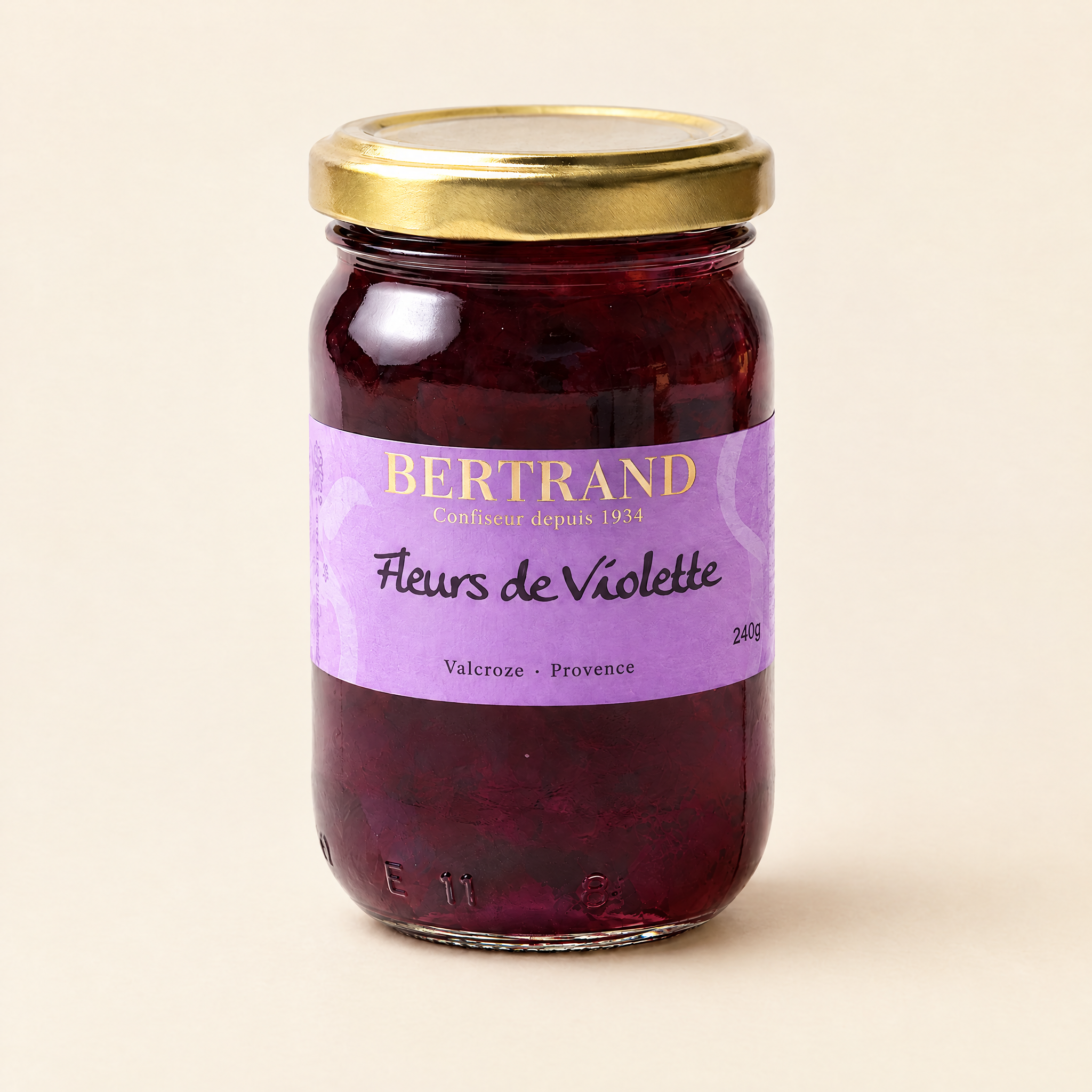 Pot de délice de fleurs de violette Bertrand