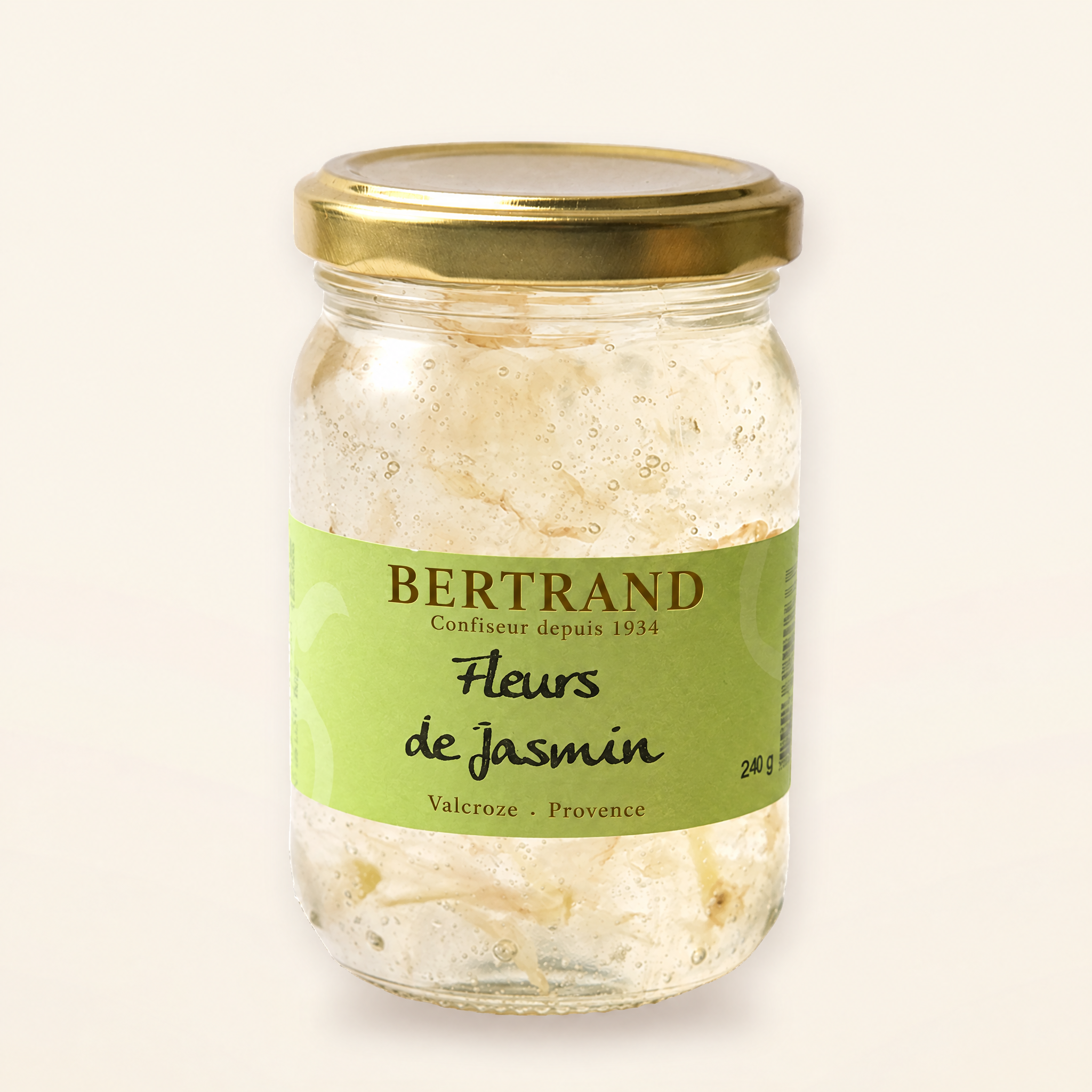 Pot de fleurs de jasmin confites Bertrand