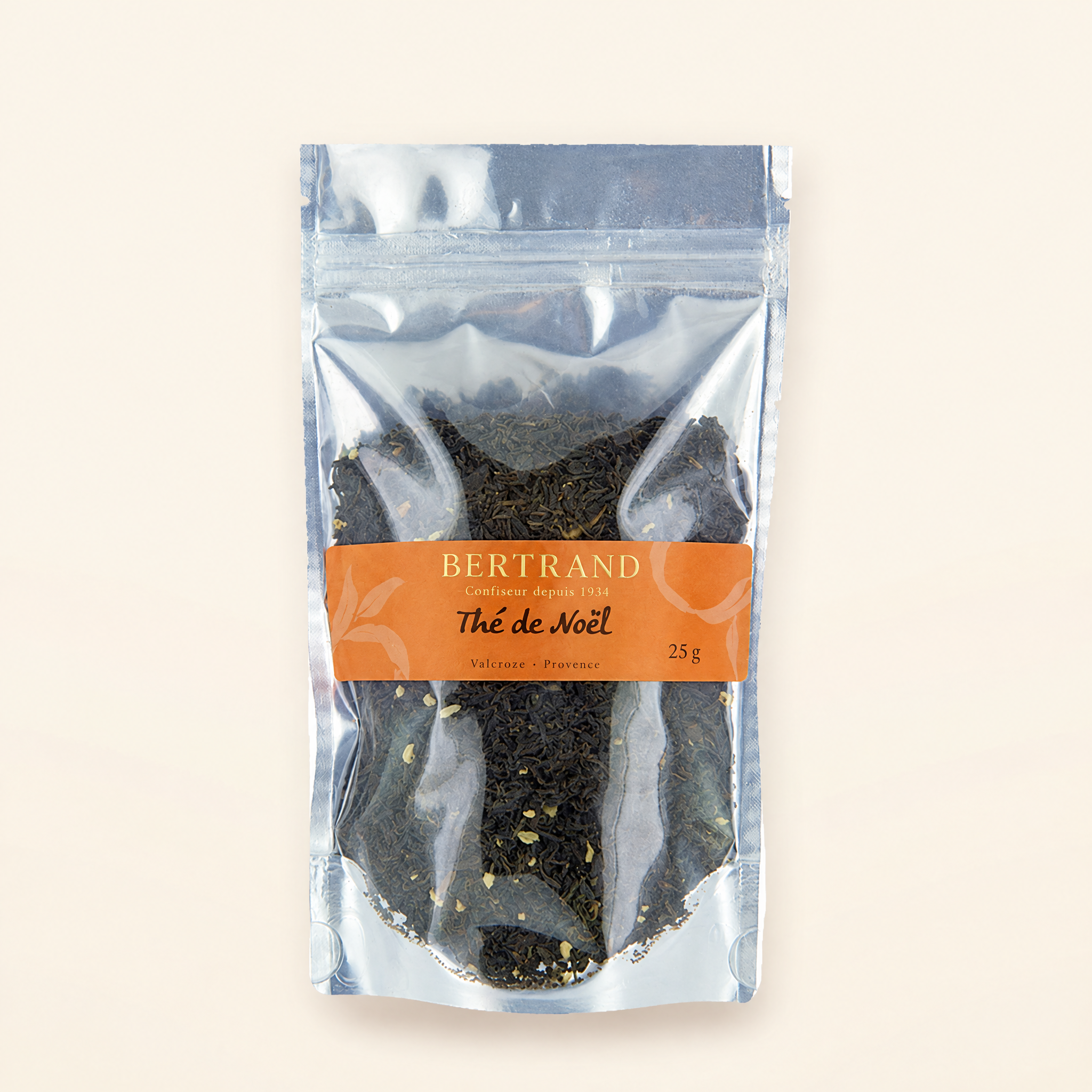 Sachet de thé noir aromatisé Bertrand