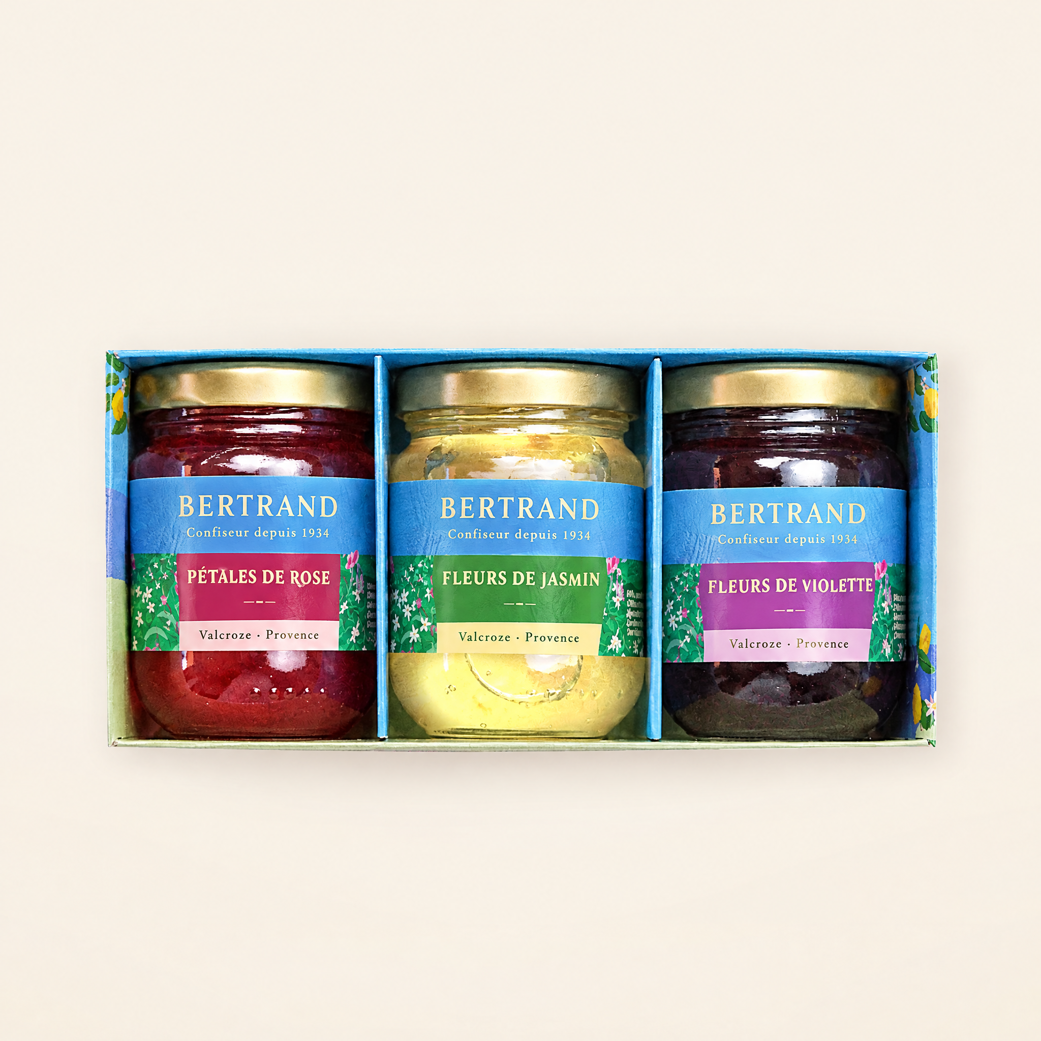 Coffret de 3 délices de fleurs Édition limitée Provence Bertrand