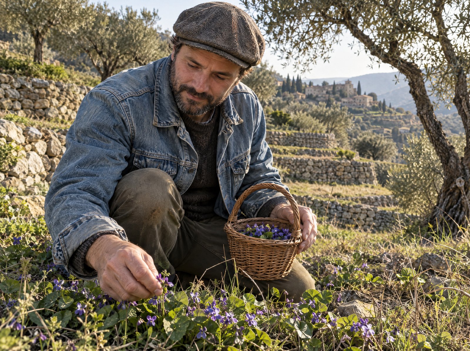 Lucien Arnaud dans ses violettes