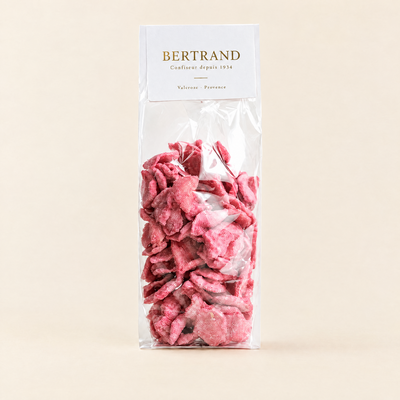 Sachet de pétales de rose cristallisés Bertrand