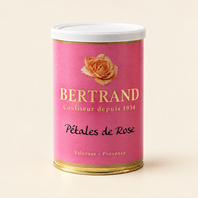 Boîte de délice de pétales de rose Bertrand, 500 g