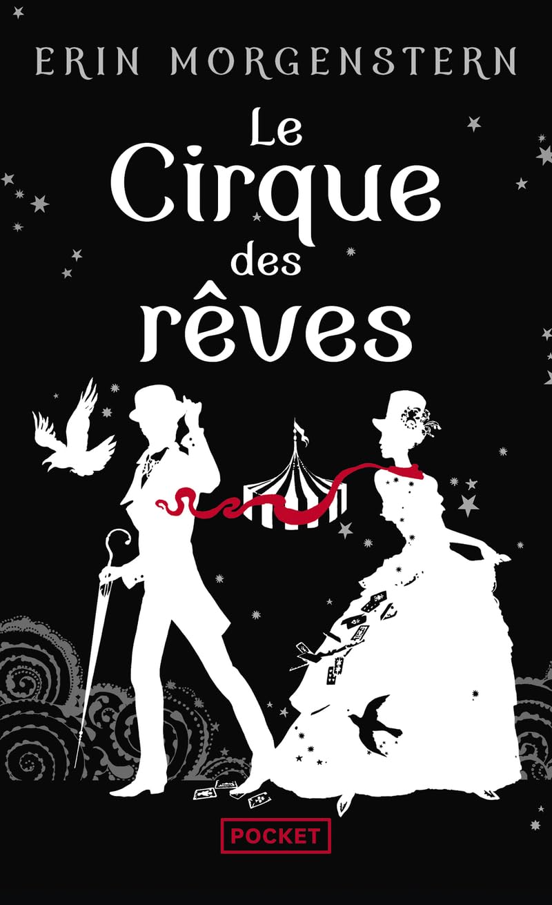 Couverture du Cirque des rêves dErin Morgenstern, édition de poche