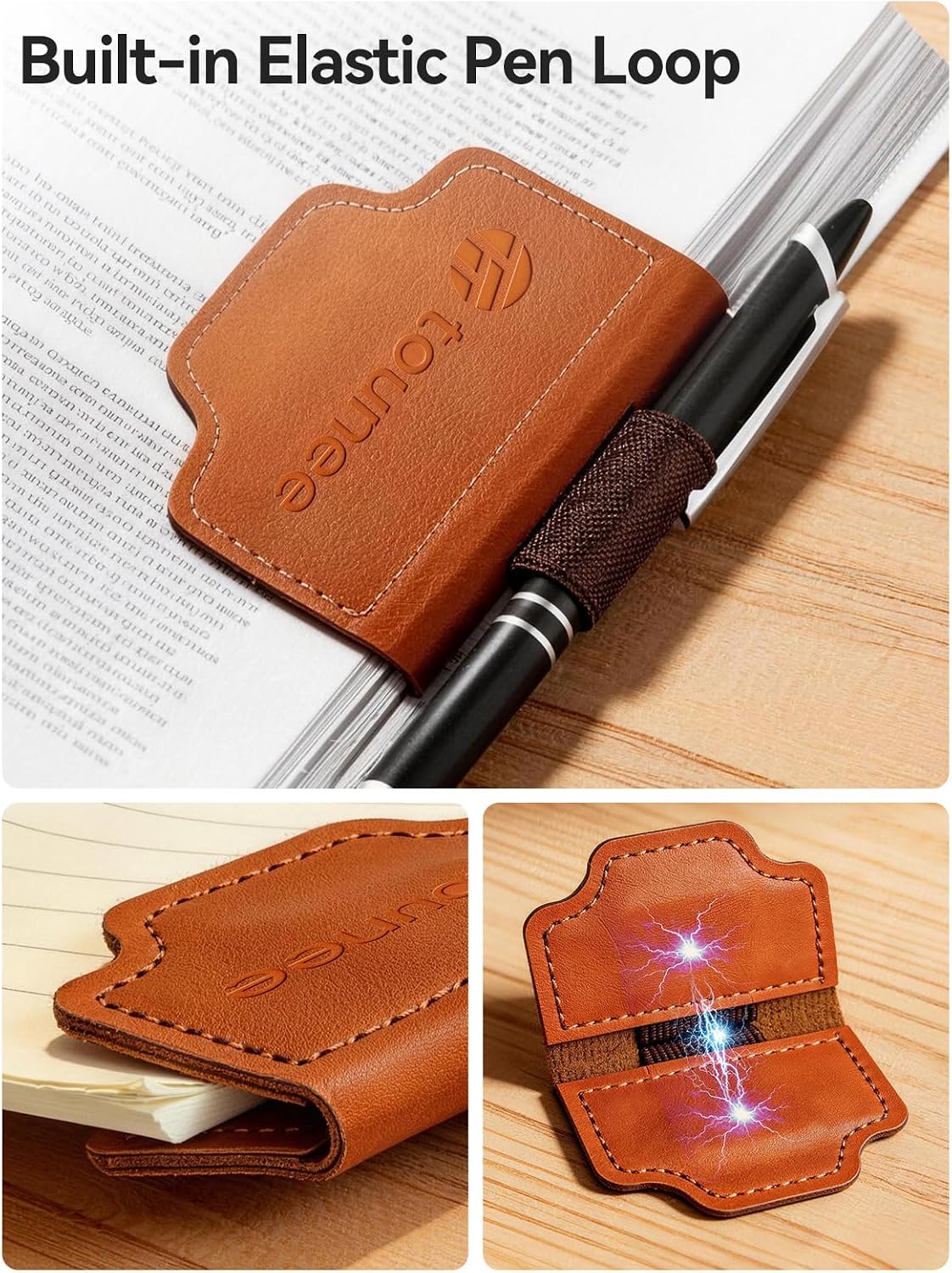 Marque-pages magnétiques avec porte-stylo, vue 3