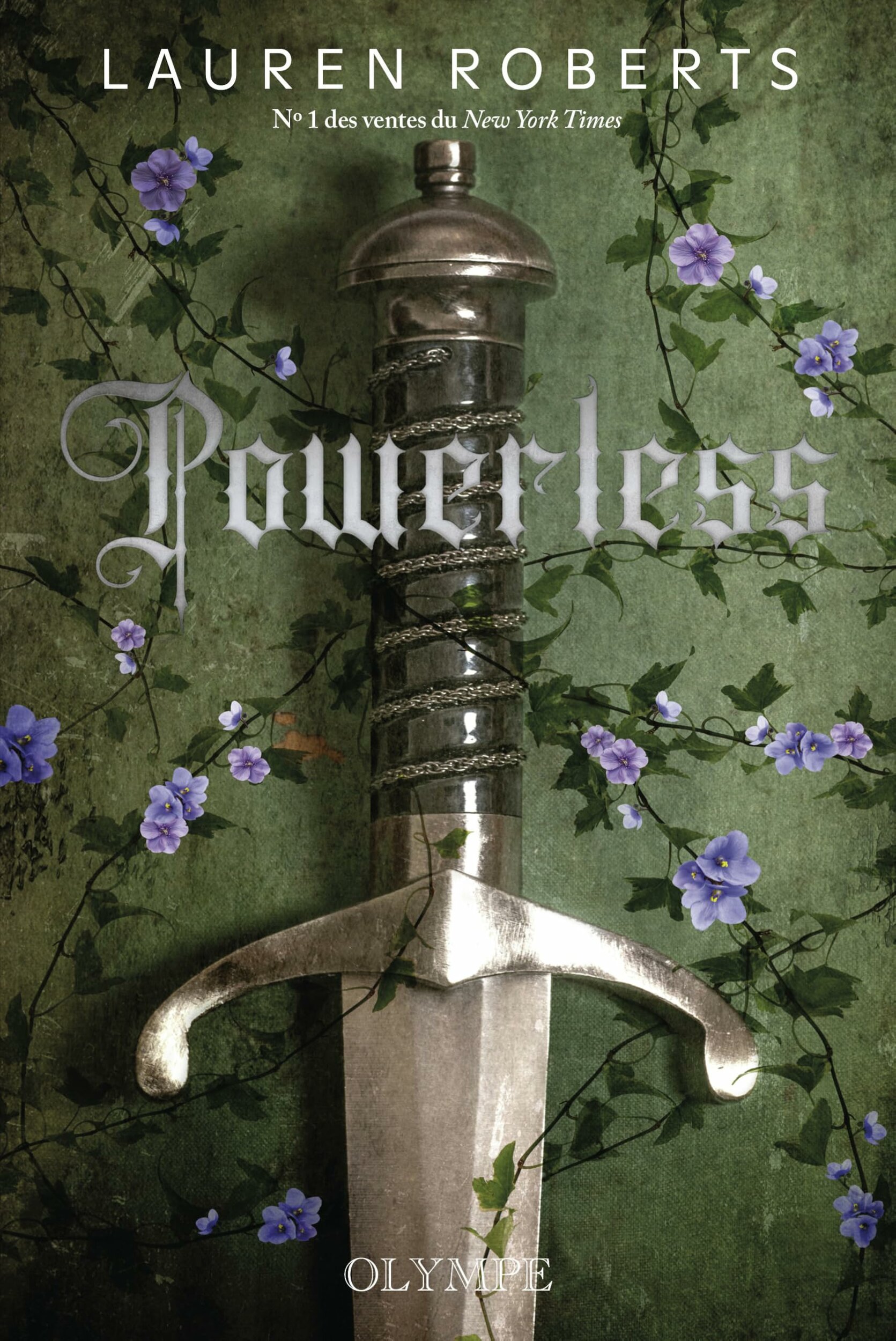 Couverture de Powerless, tome 1 de Lauren Roberts, édition brochée