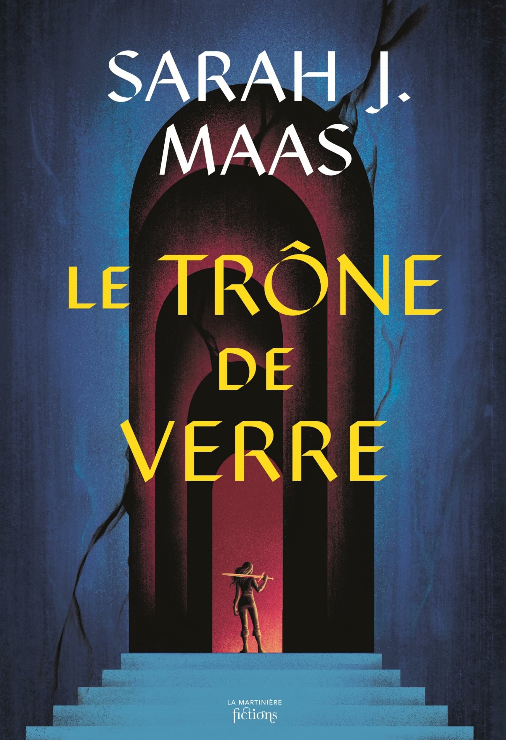 Couverture de Throne of Glass, tome 1 : Le Trône de verre de Sarah J. Maas, édition brochée