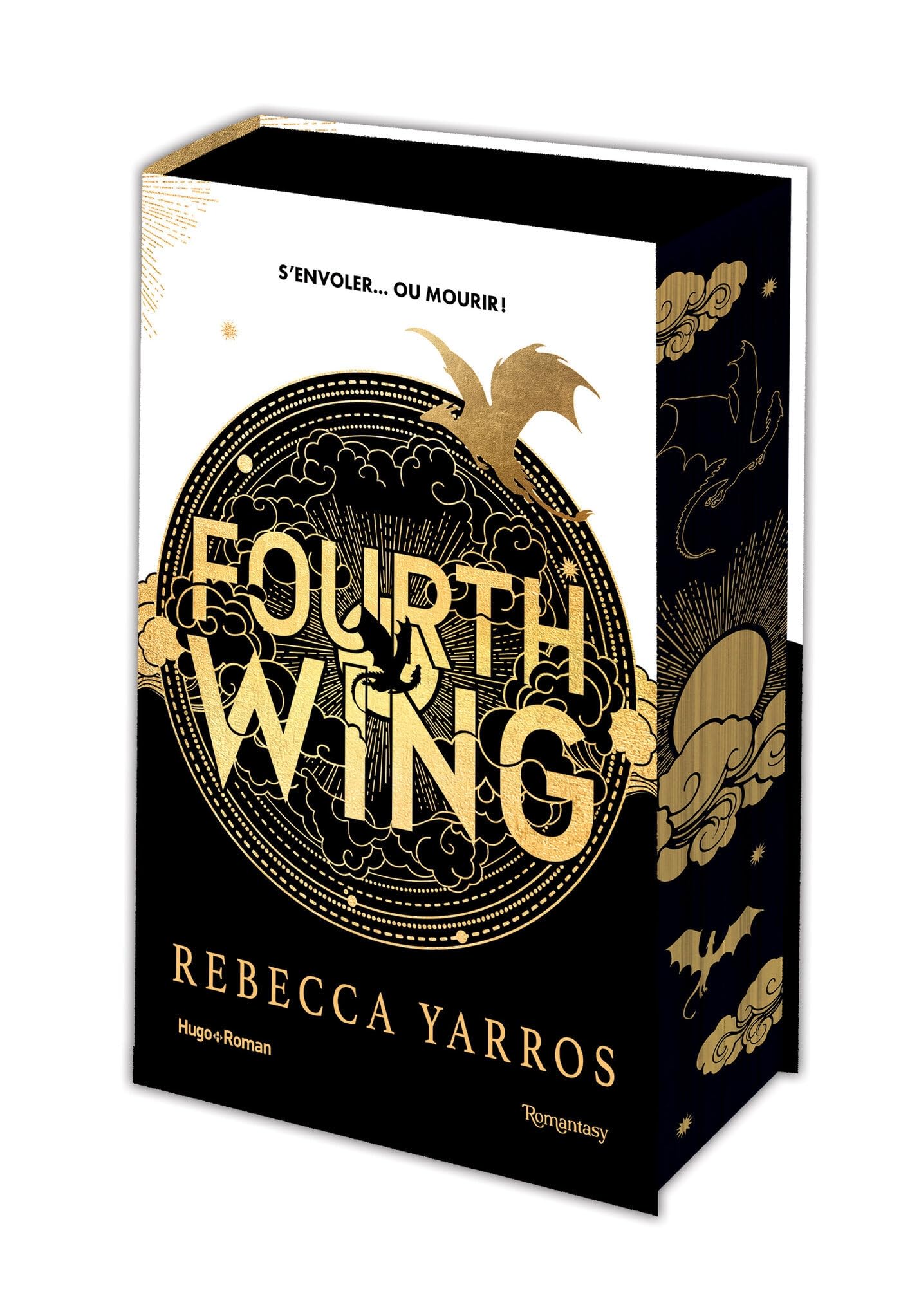 Couverture de Fourth Wing, tome 1 de Rebecca Yarros, édition cartonnée