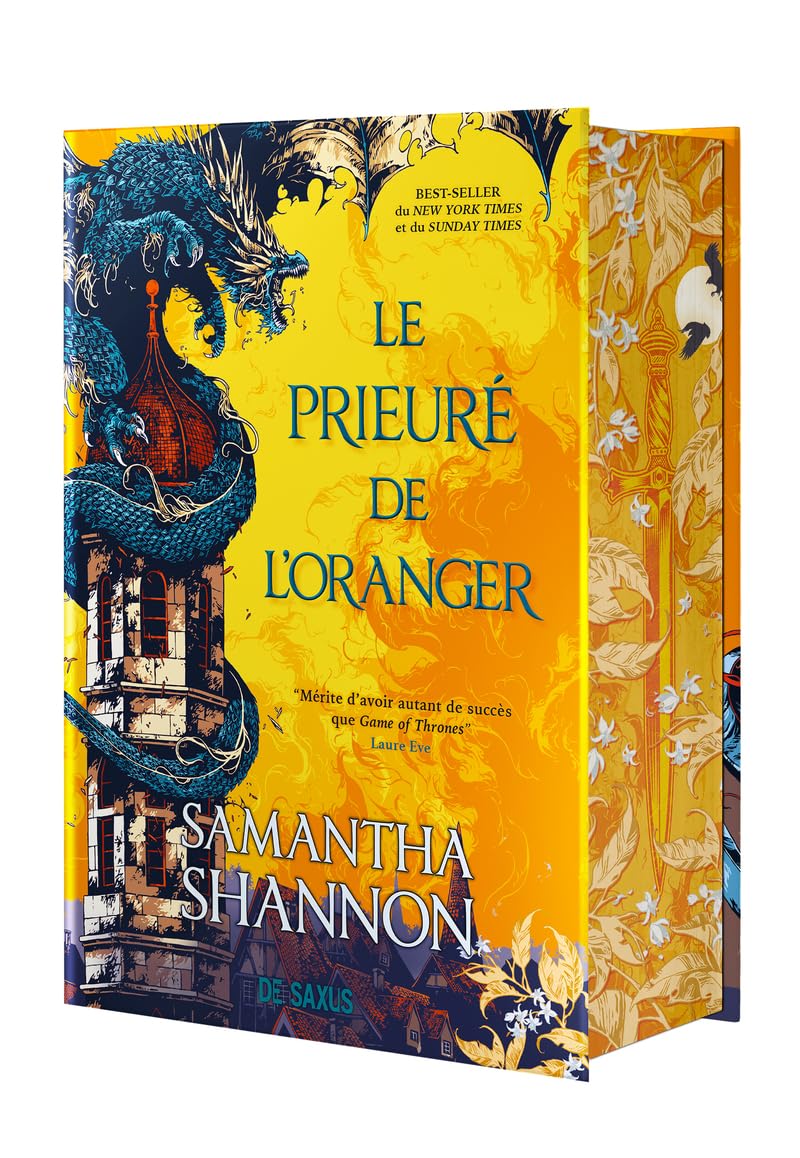 Couverture du Prieuré de lOranger de Samantha Shannon, édition draconique reliée