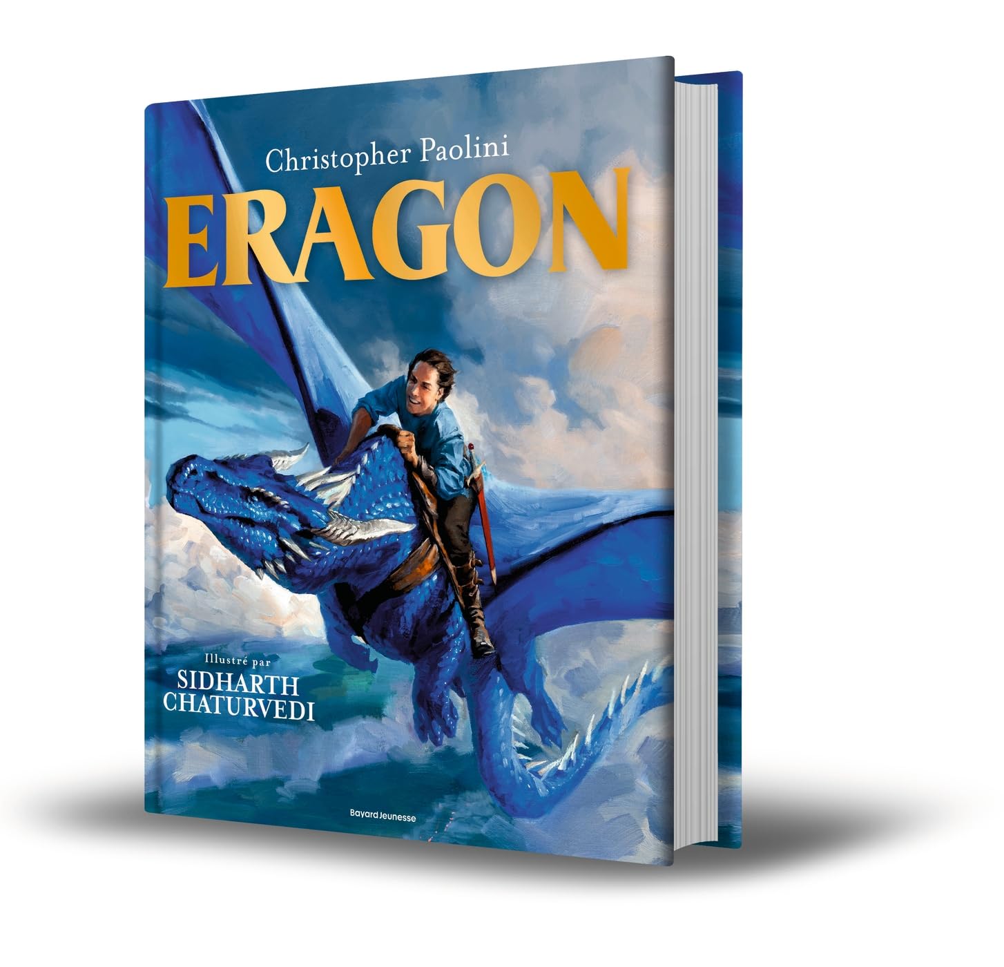 Couverture dEragon, tome 1 de Christopher Paolini, collector illustré grand format cartonné