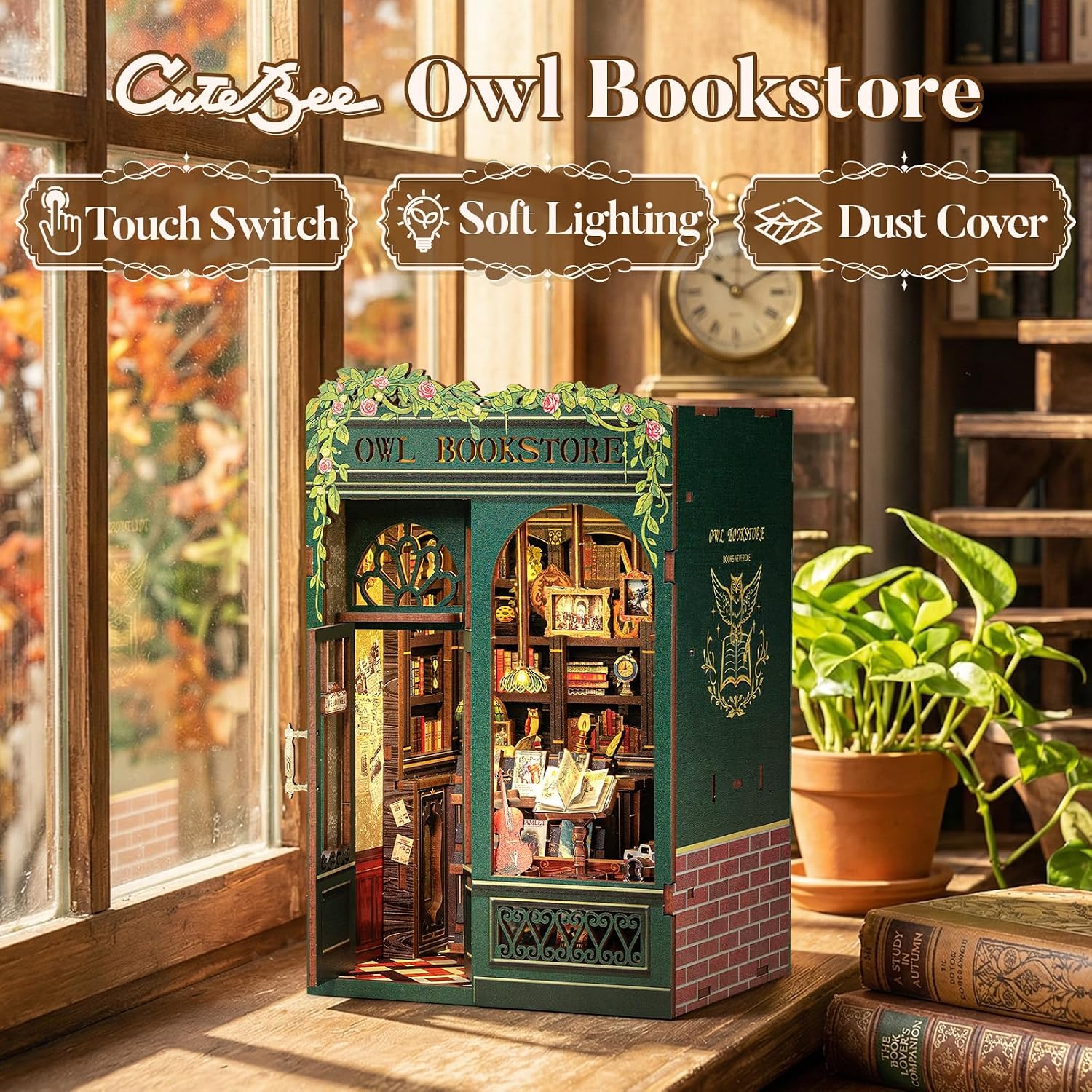 Book nook à monter, vue 3