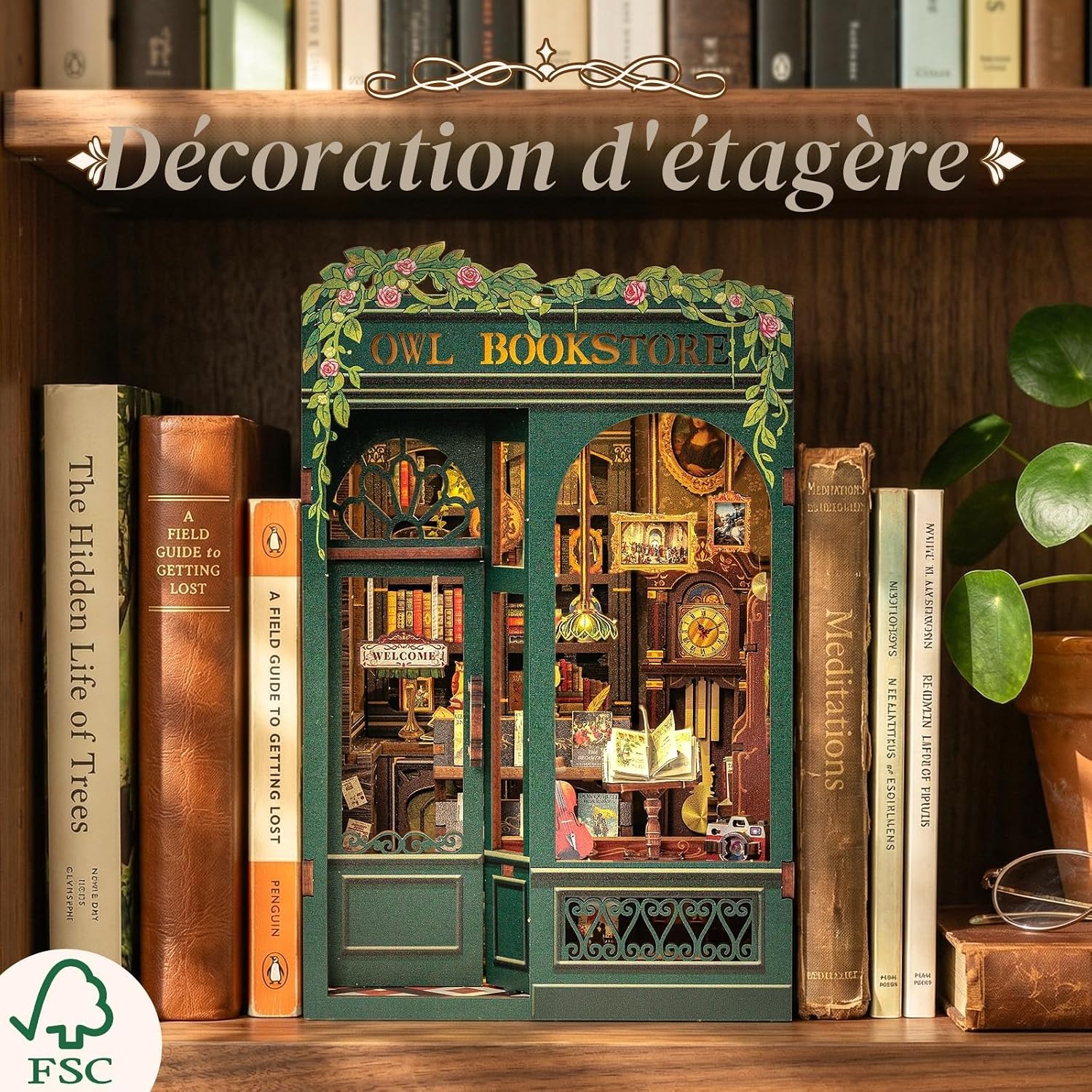 Book nook à monter, vue 7