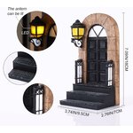 Serre-livre porte ancienne lumineuse, vue 3
