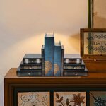 Serre-livres faux livres anciens à tiroirs, vue 5