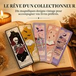 Marque-pages tarot dark fantasy, vue 3