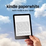 Liseuse Kindle Paperwhite noire à écran 7 pouces antireflet, version 16 Go sans publicités