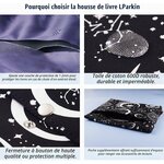 Pochette à livre rembourrée phosphorescente, vue 3