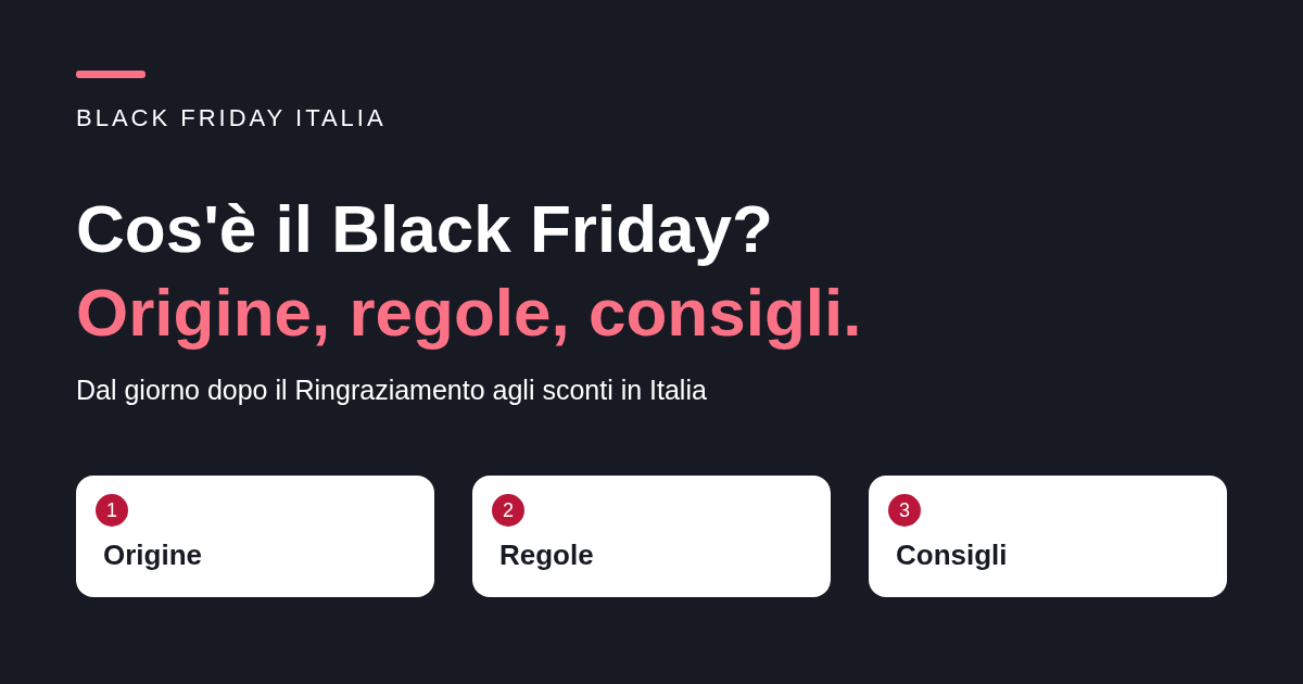 Cos'è il Black Friday: significato, origine e come funziona in Italia