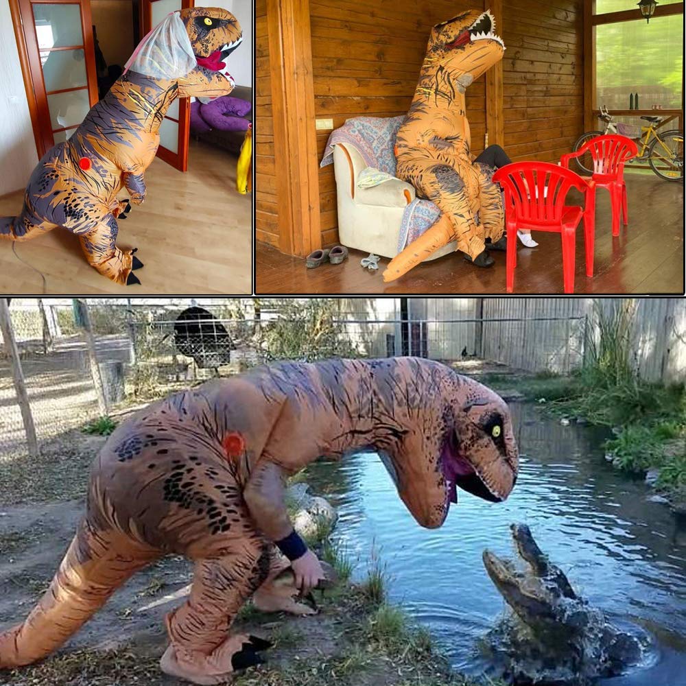 Costume gonfiabile T-Rex JASHKE, altra vista