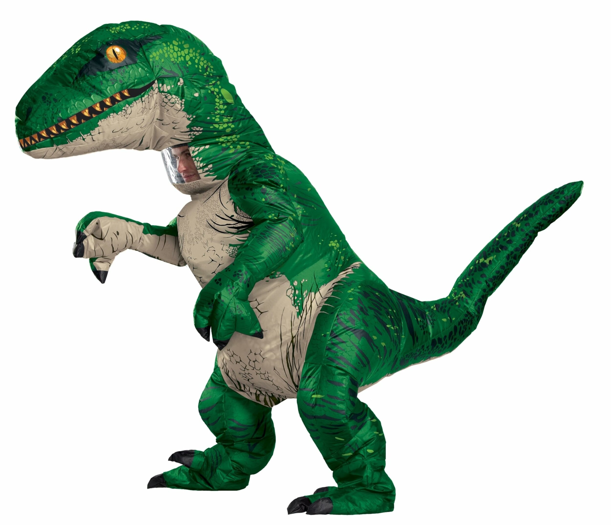 Costume gonfiabile Velociraptor Rubies, altra vista