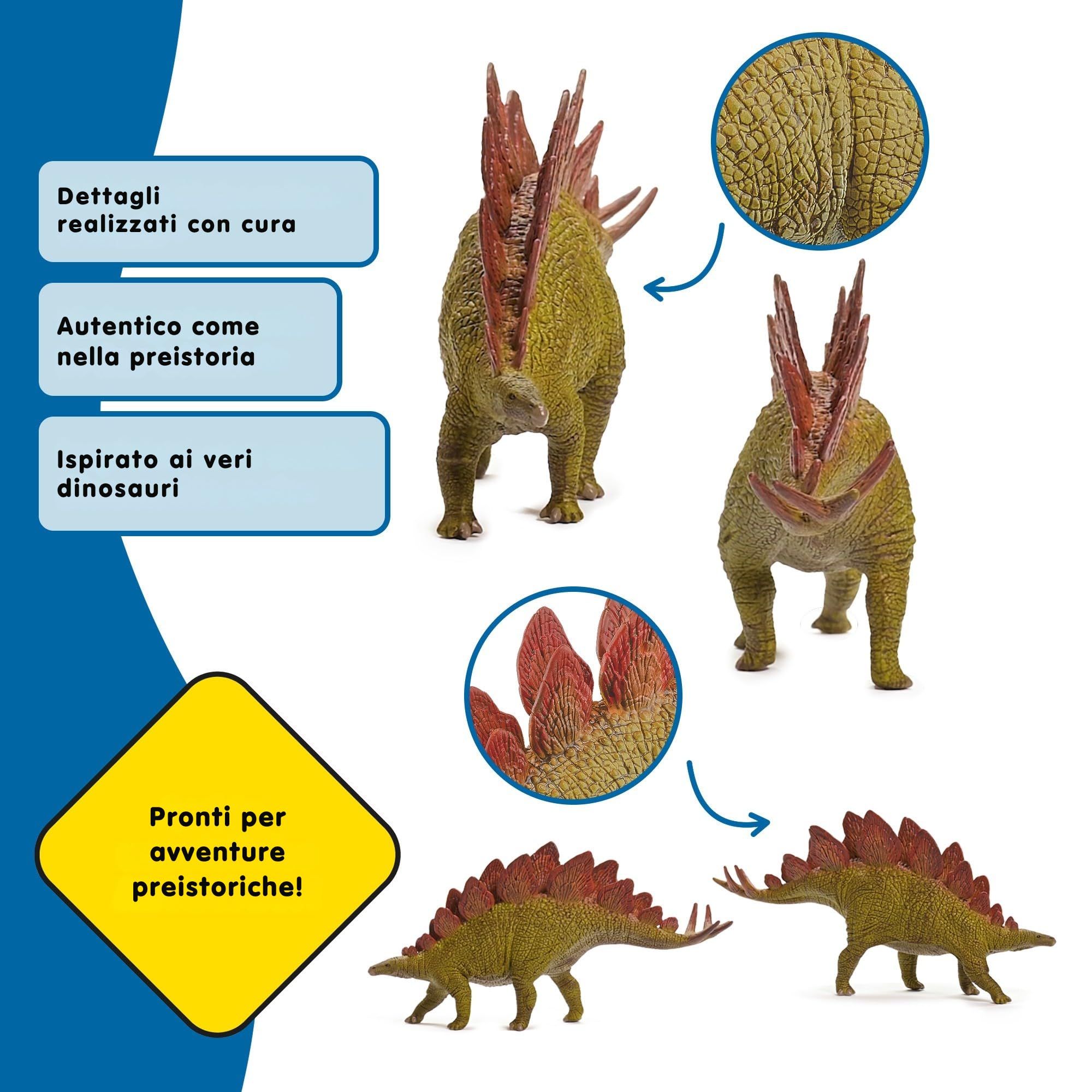 Stegosauro Schleich 15040 in una scena di gioco