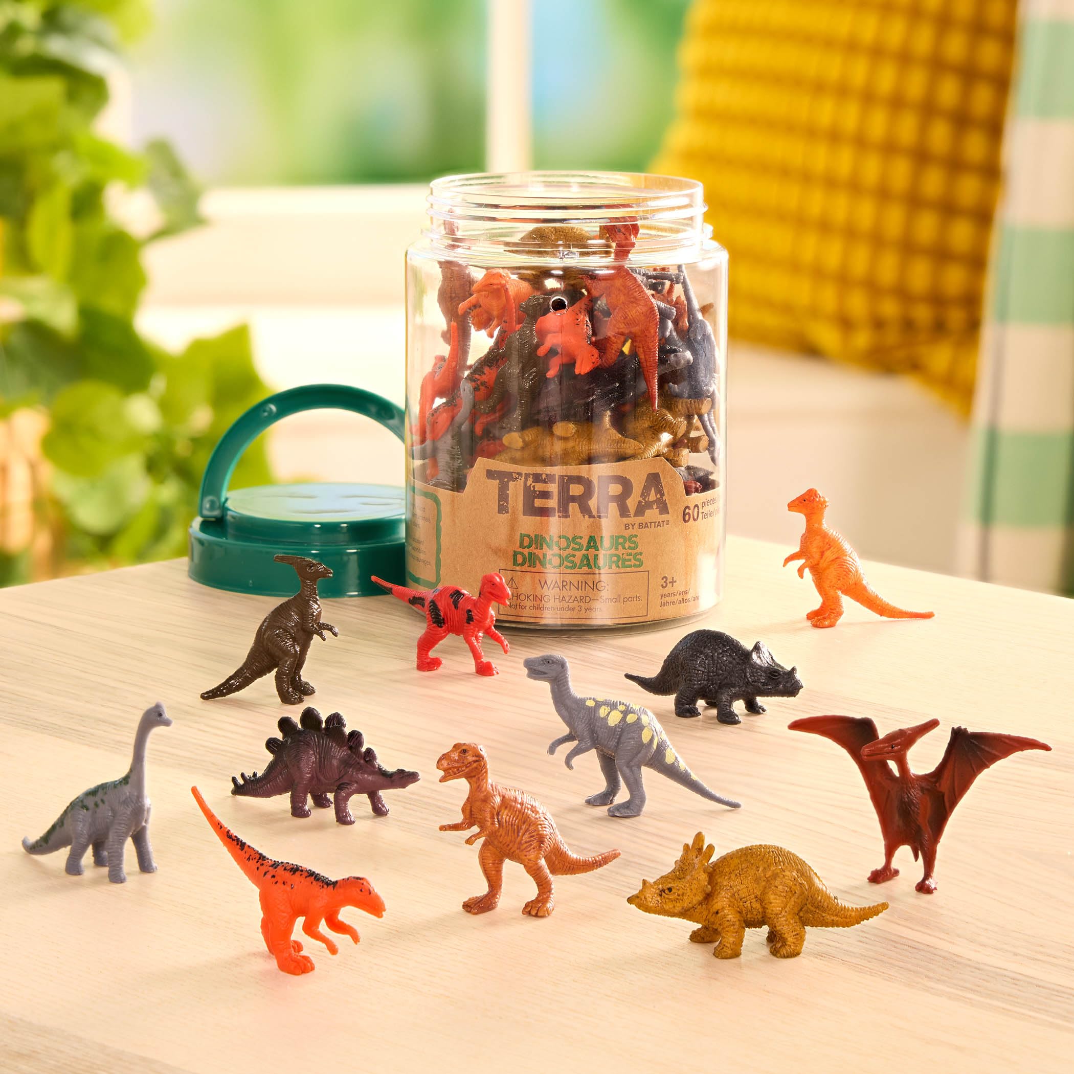 Miniature di dinosauri Terra by Battat, dettaglio