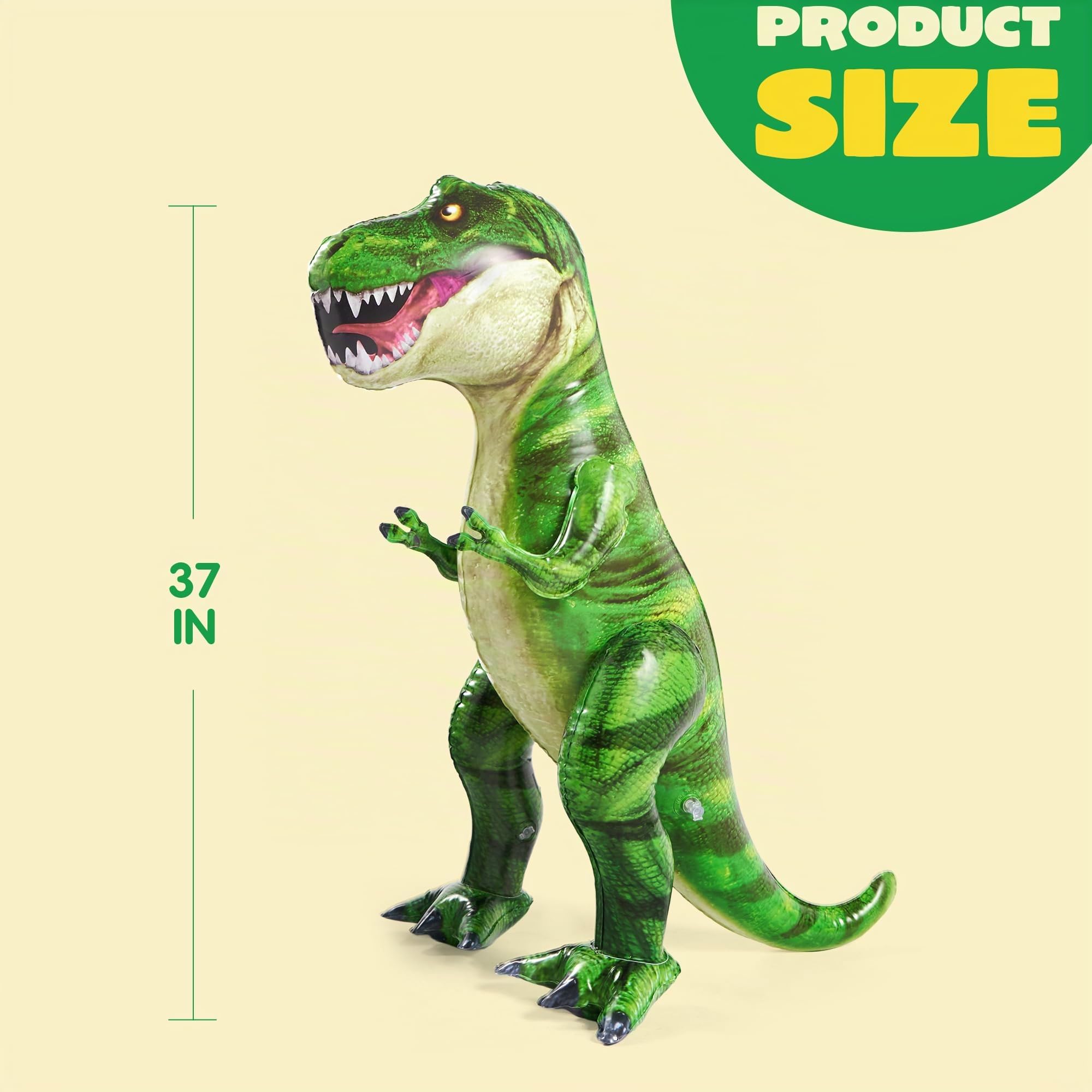 T-Rex gonfiabile JOYIN in piscina, altra vista