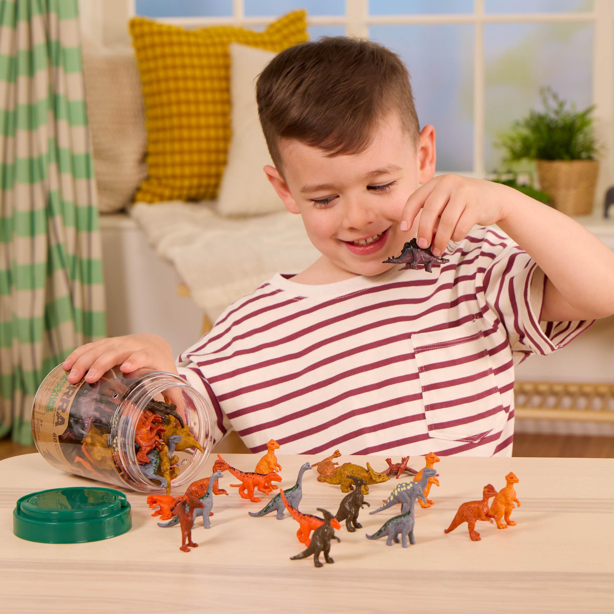 Set di 60 dinosauri Terra by Battat, altra vista