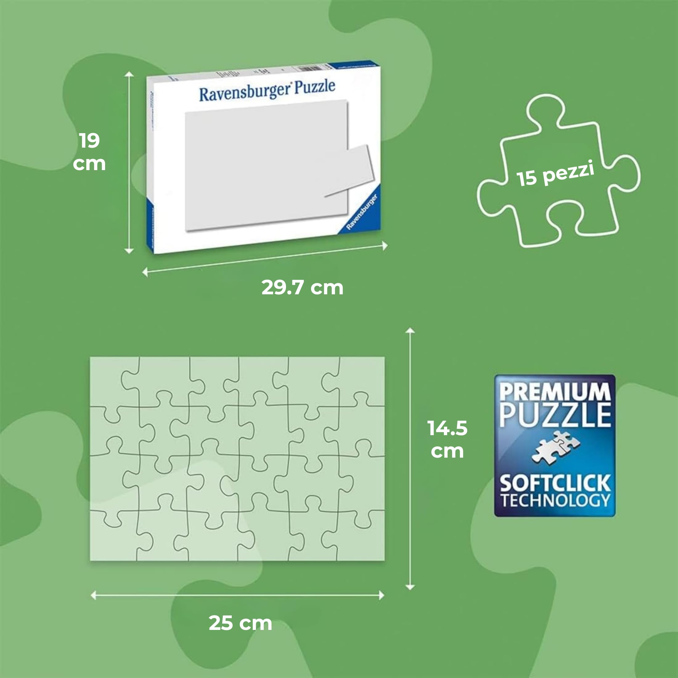 Puzzle Ravensburger Cuccioli di dinosauro, cornice
