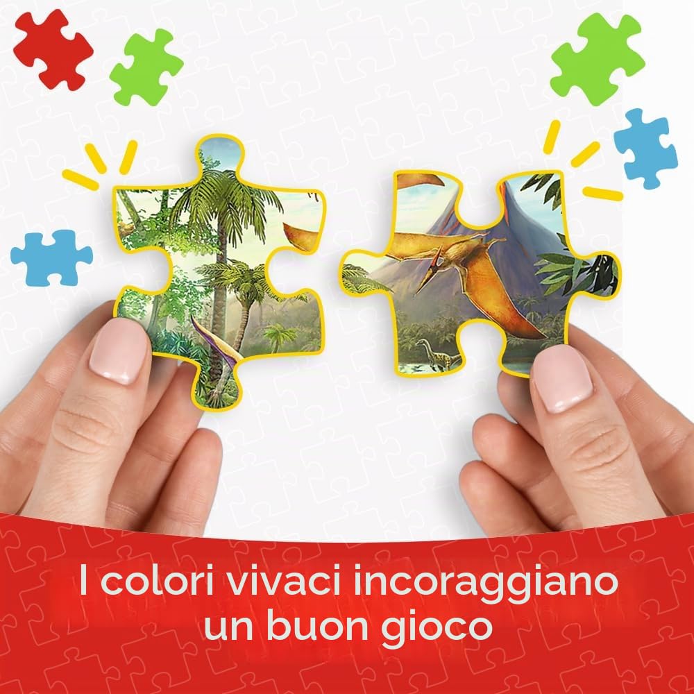 Puzzle Trefl La via dei dinosauri, dettaglio