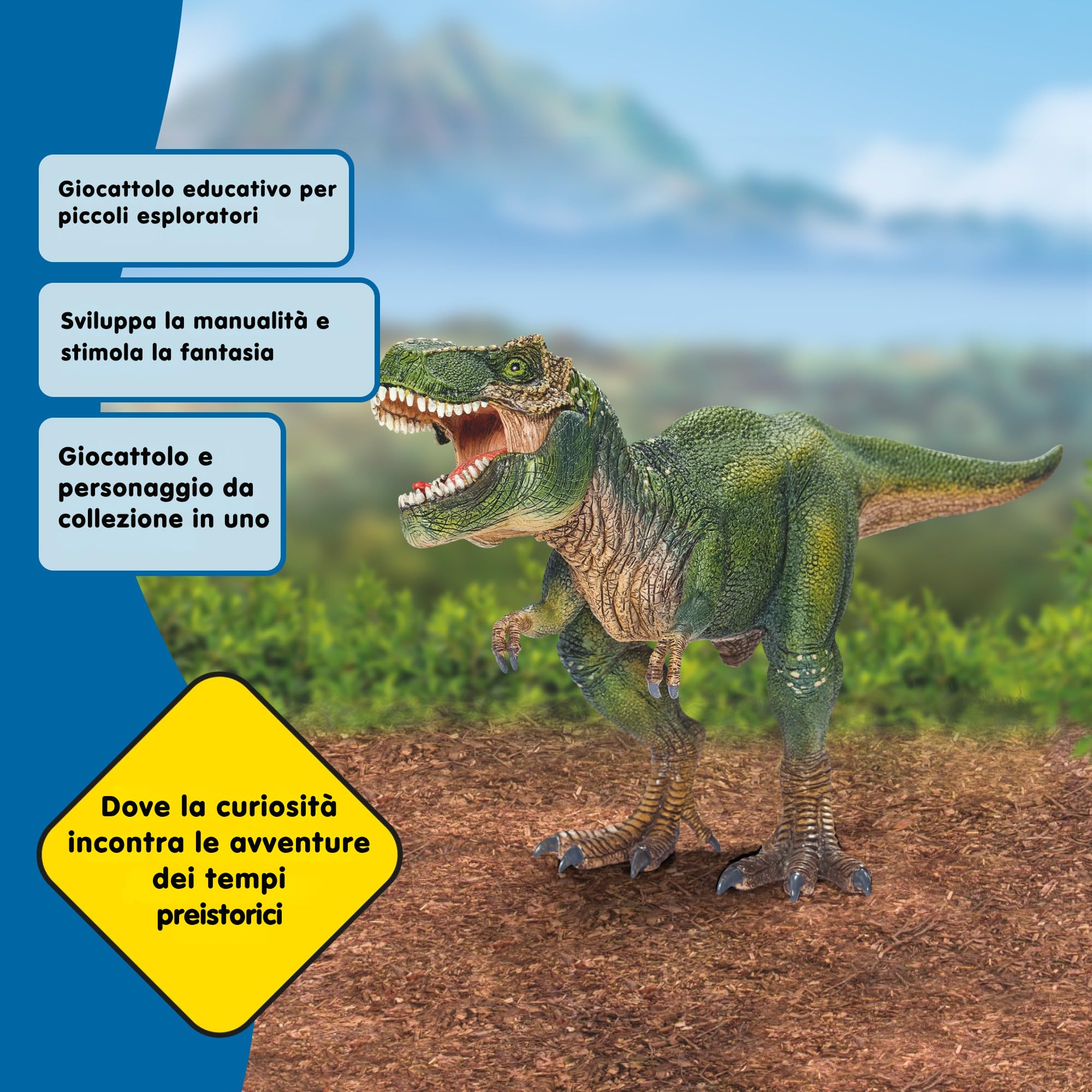 T-Rex Schleich 14525, dettaglio della figura