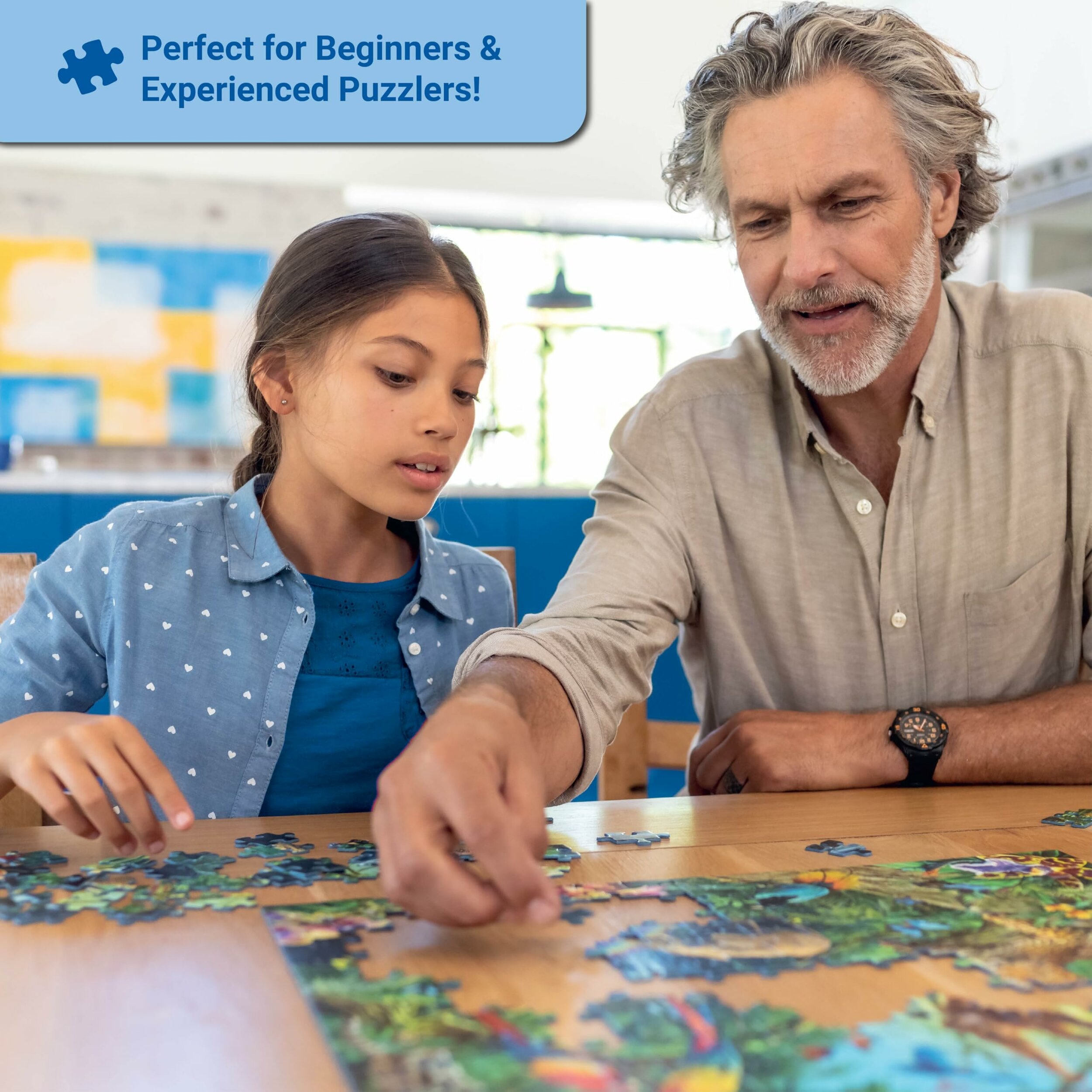 Puzzle Ravensburger Nel regno dei giganti, immagine composta