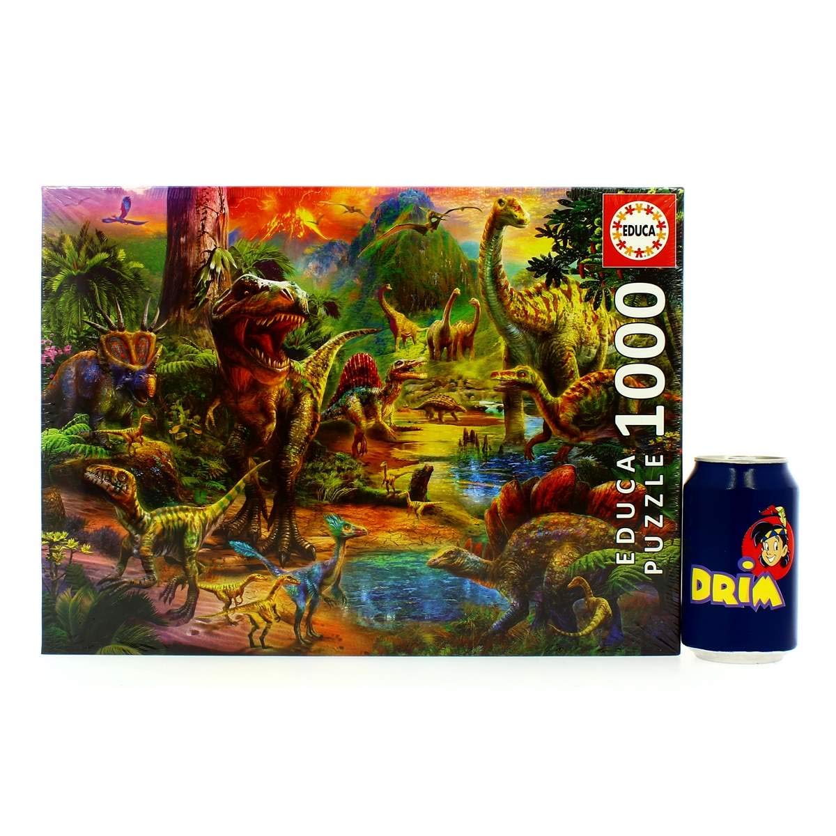 Puzzle Educa Terra di dinosauri, dettaglio