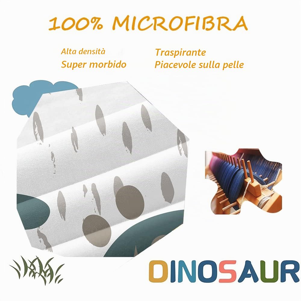 Copripiumino dinosauri Morbuy, altra vista