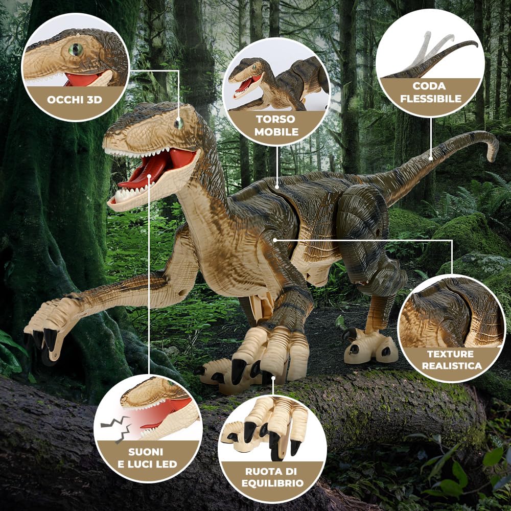 Velociraptor telecomandato FRUSE SM180, altra vista
