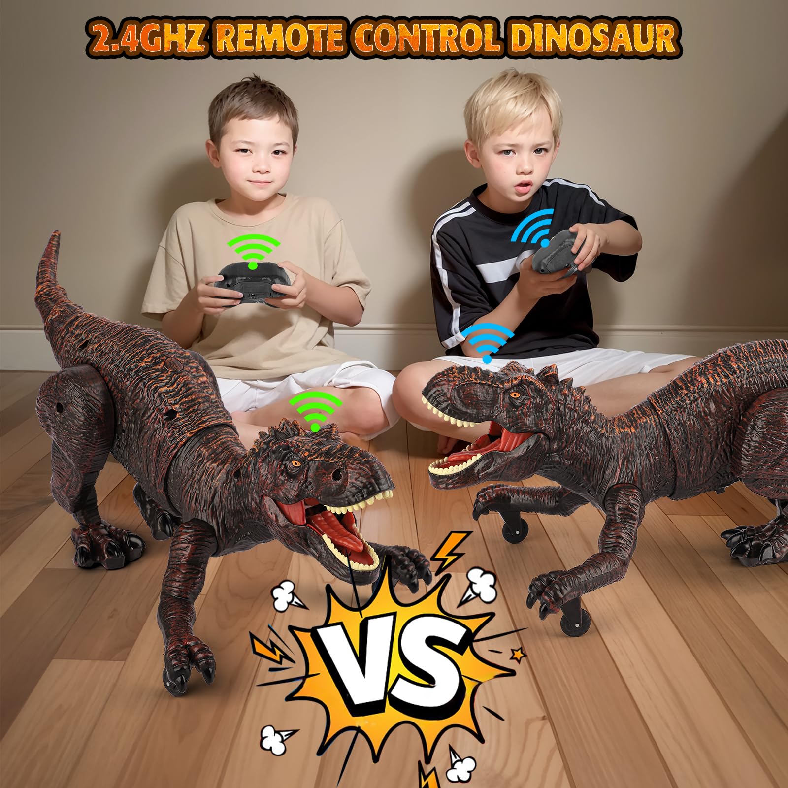 Dinosauro telecomandato Buoeuik, dettaglio