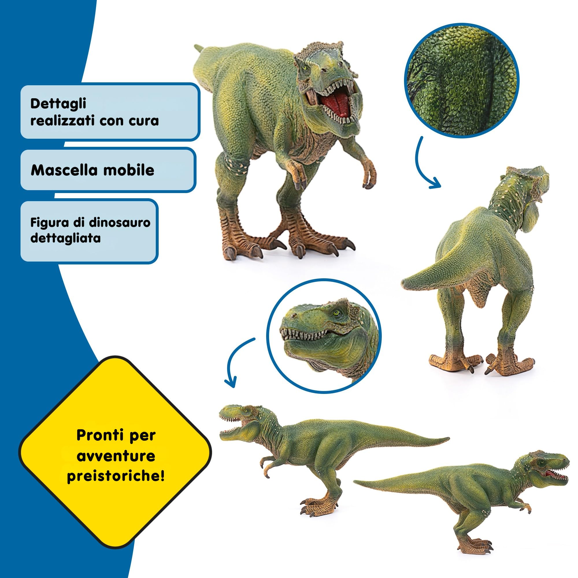 T-Rex Schleich 14525 in una scena di gioco