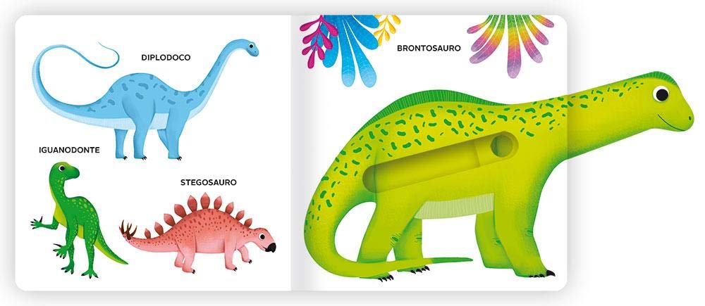 Libro I dinosauri Edizioni del Borgo, altra pagina